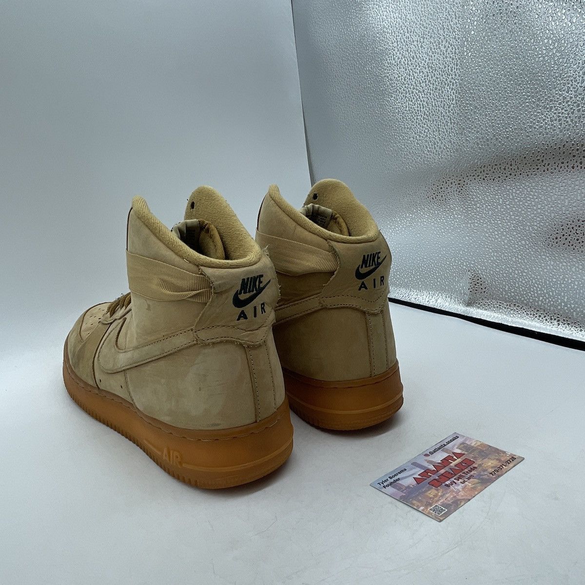 Nike Air Force 1 high 07 LV8 WB flax Size US 11.5 / EU 44-45 - 4 Thumbnail