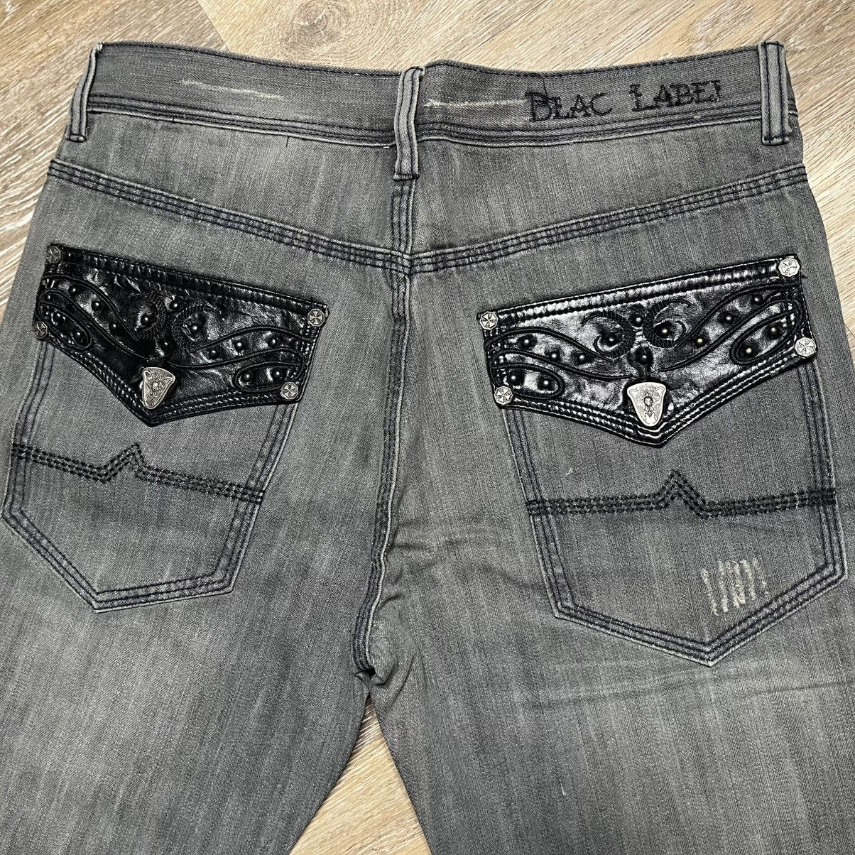 Black Label vintage blac label gothic denim Size US 32 / EU 48 - 3 Thumbnail