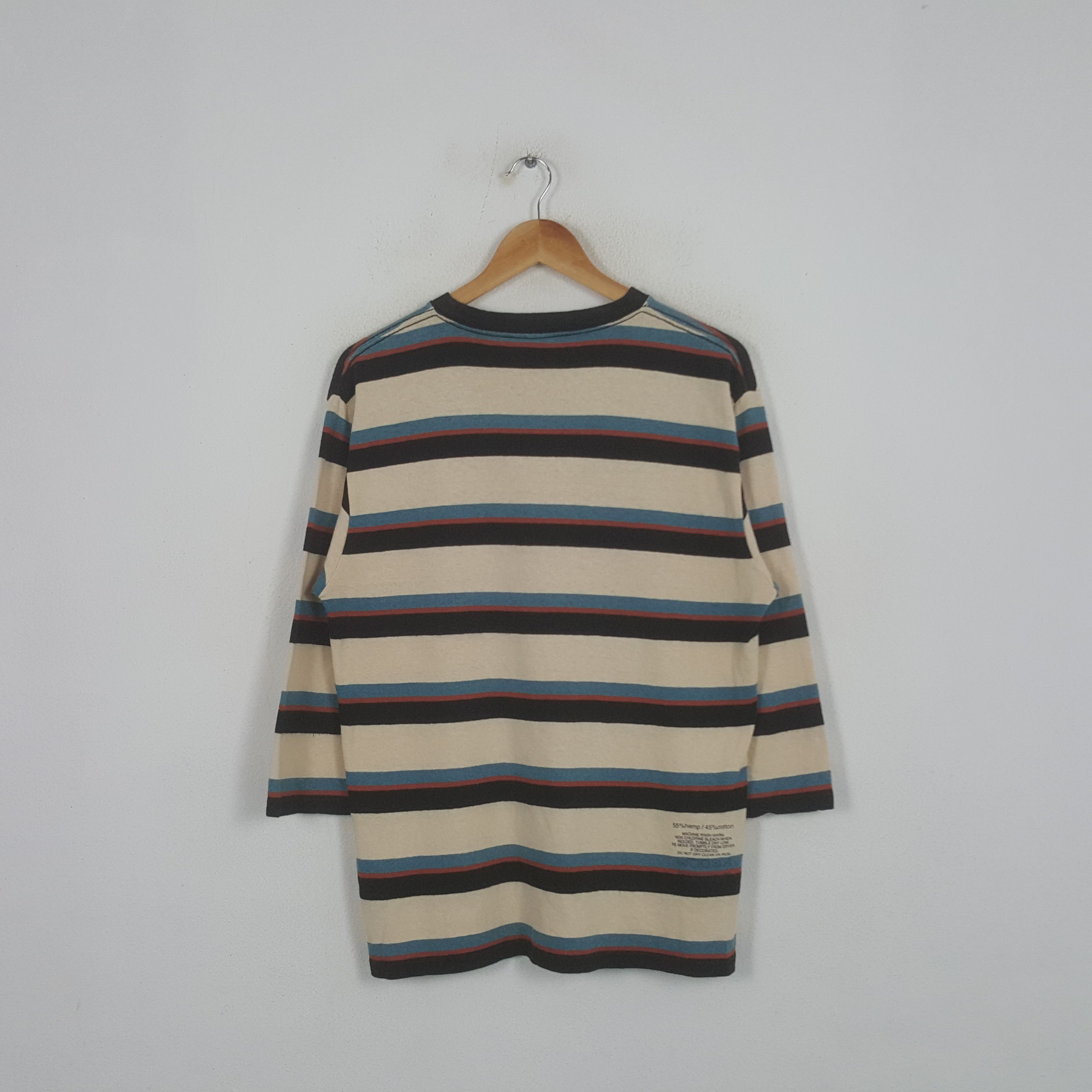 Manastash Vintage Manastash Outdoor Long Sleeve Stripes Tshirt Size US M / EU 48-50 / 2 - 3 Thumbnail