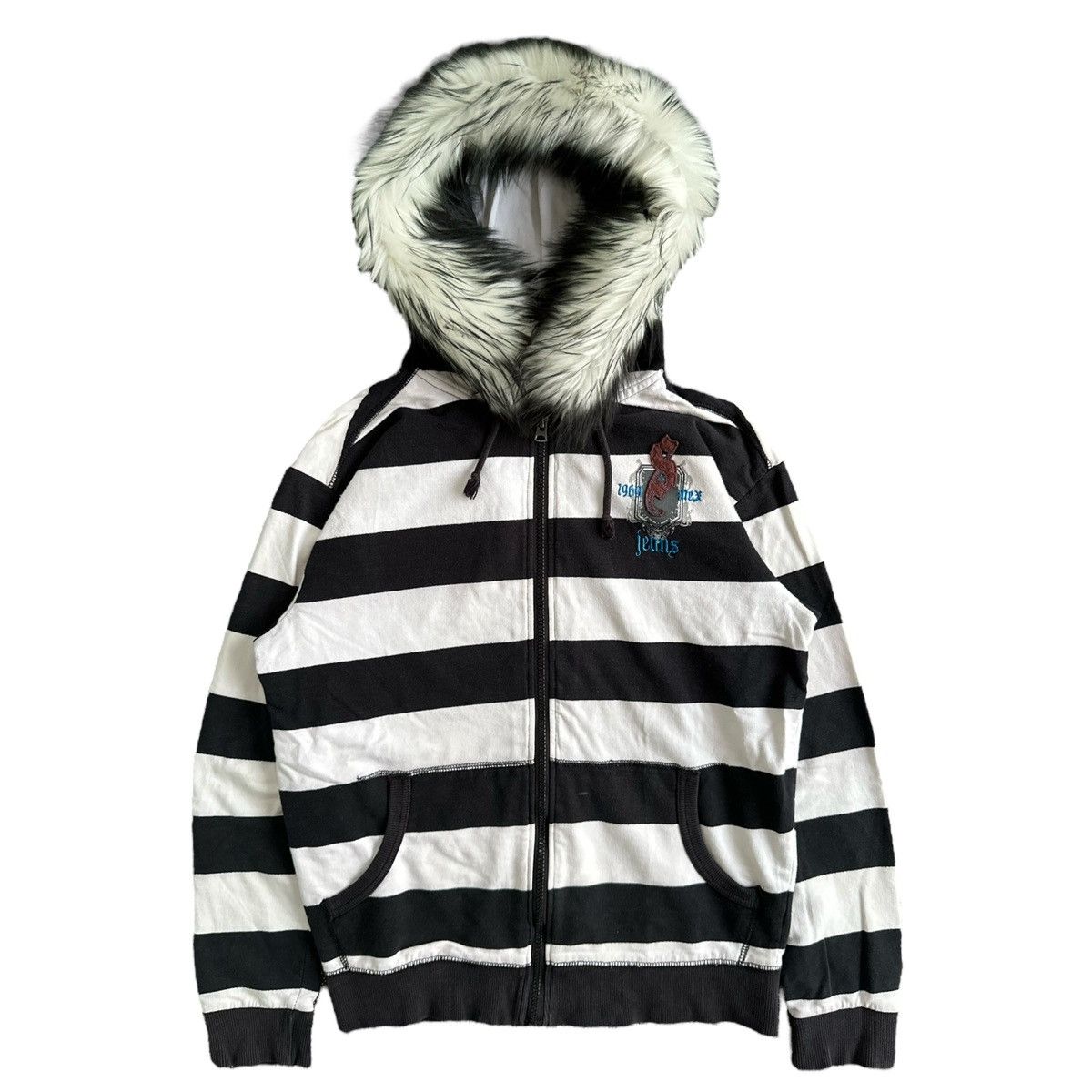HYSTERIC GLAMOUR Striped hoodie y2k・sk8 HYSTERIC GLAMOUR Striped hoodie y2k・sk8
