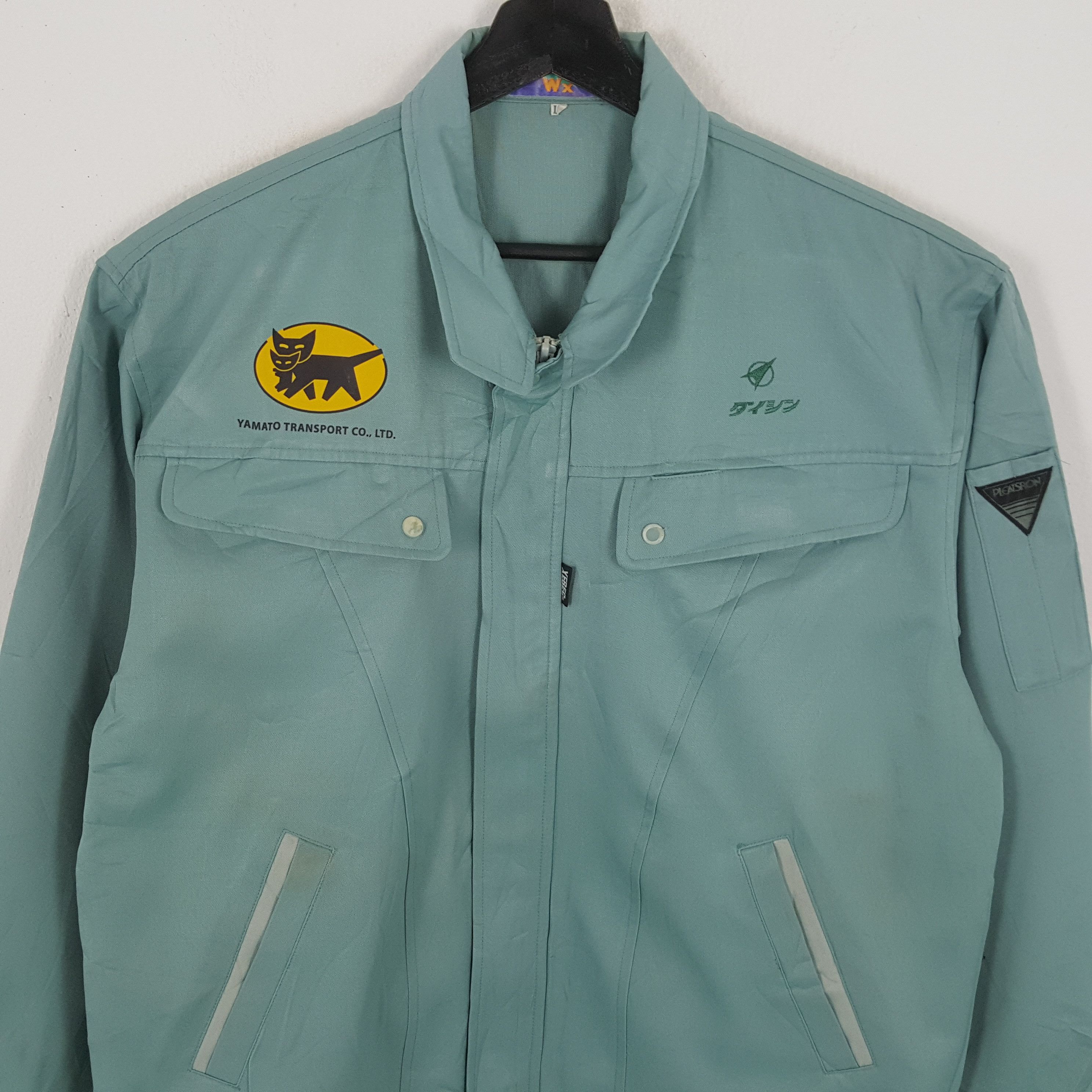 Vintage YAMATO TRANSPORTS Japanese Workwear Custom Art Jacket Size US M / EU 48-50 / 2 - 4 Thumbnail