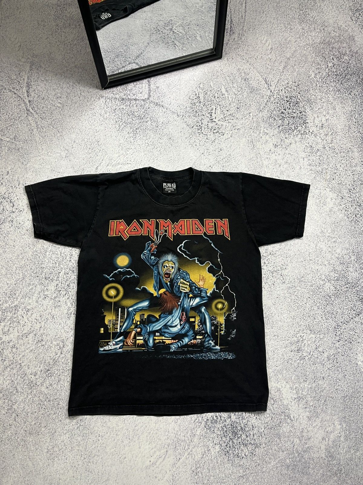 Iron Maiden Iron maiden No Prayer On The Road Tour Rock Metal T Shirt Size US M / EU 48-50 / 2 - 1 Thumbnail