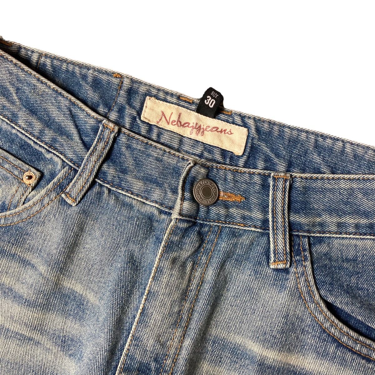 Hysteric Glamour × Japanese Brand NEBAJY Painted Tattoo Art Unique Jeans Size US 30 / EU 46 - 7 Thumbnail
