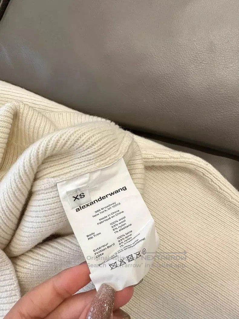 Alexander Wang Alexander Wang White Loose Sweater XS. Size US XS / EU 42 / 0 - 3 Thumbnail