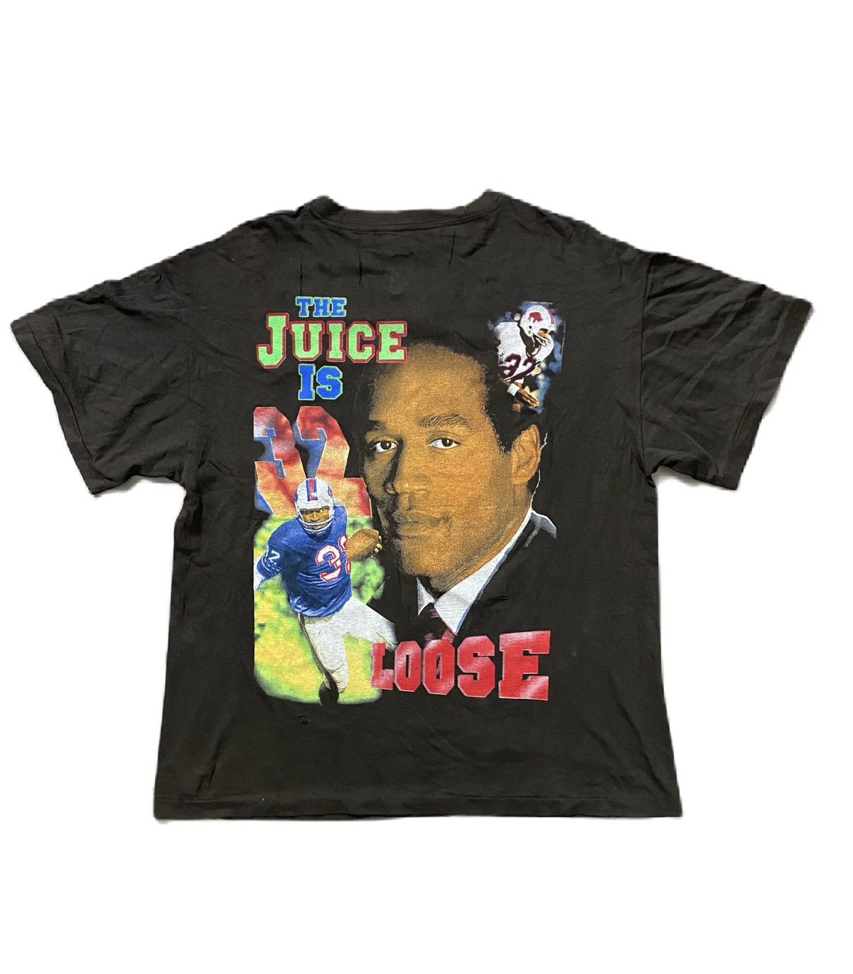 Vintage DRY ROT VINTAGE 90s OJ SIMPSON NOT GUILTY Size US XXL / EU 58 / 5 - 2 Thumbnail