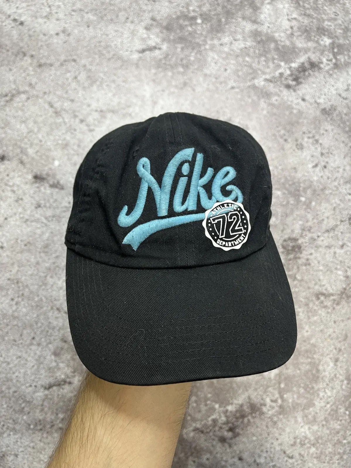 Nike × Vintage Nike Vintage Cap Hat Big Logo Size ONE SIZE - 1 Thumbnail