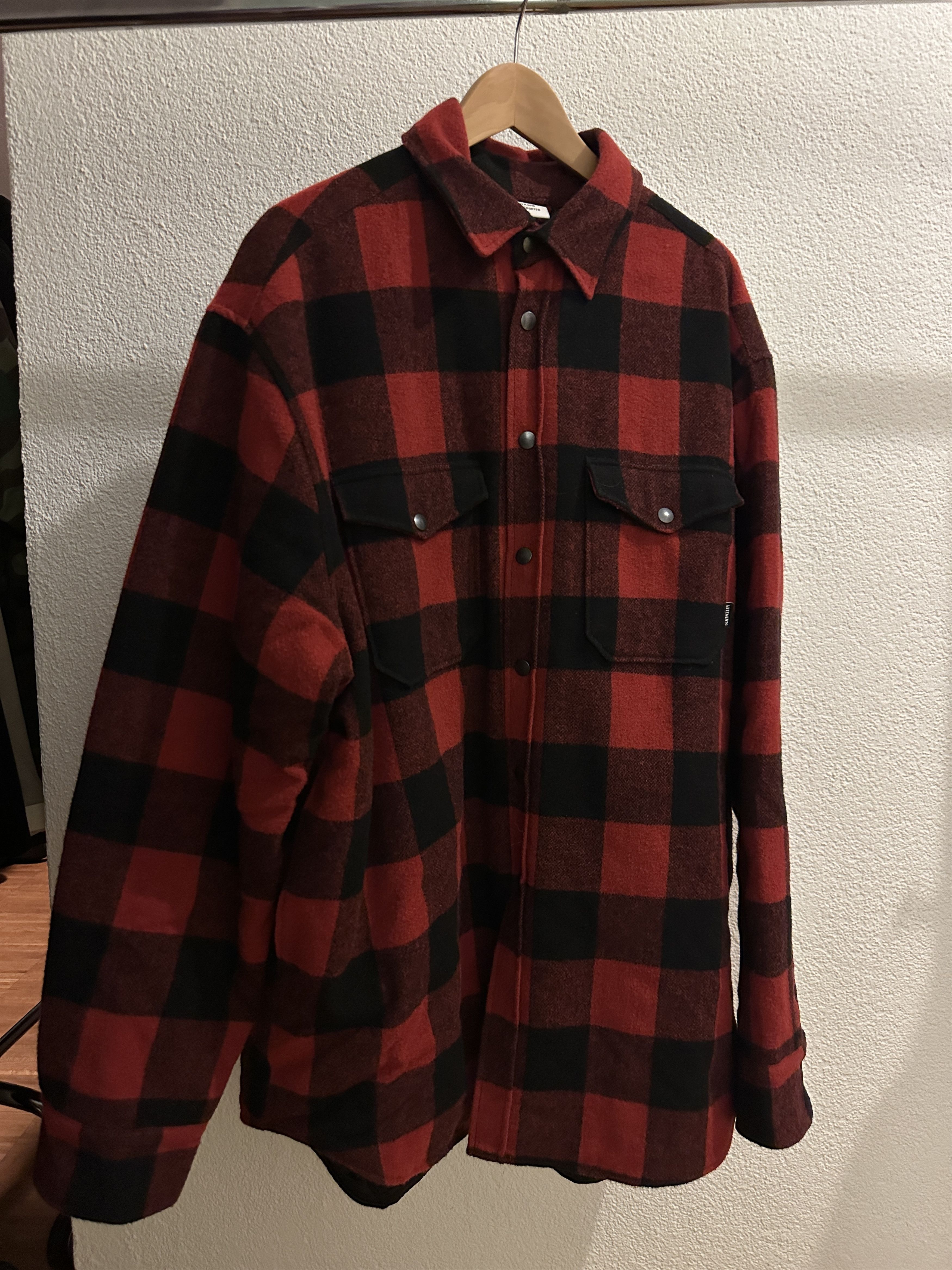 Vetements Checkered Coat FW18