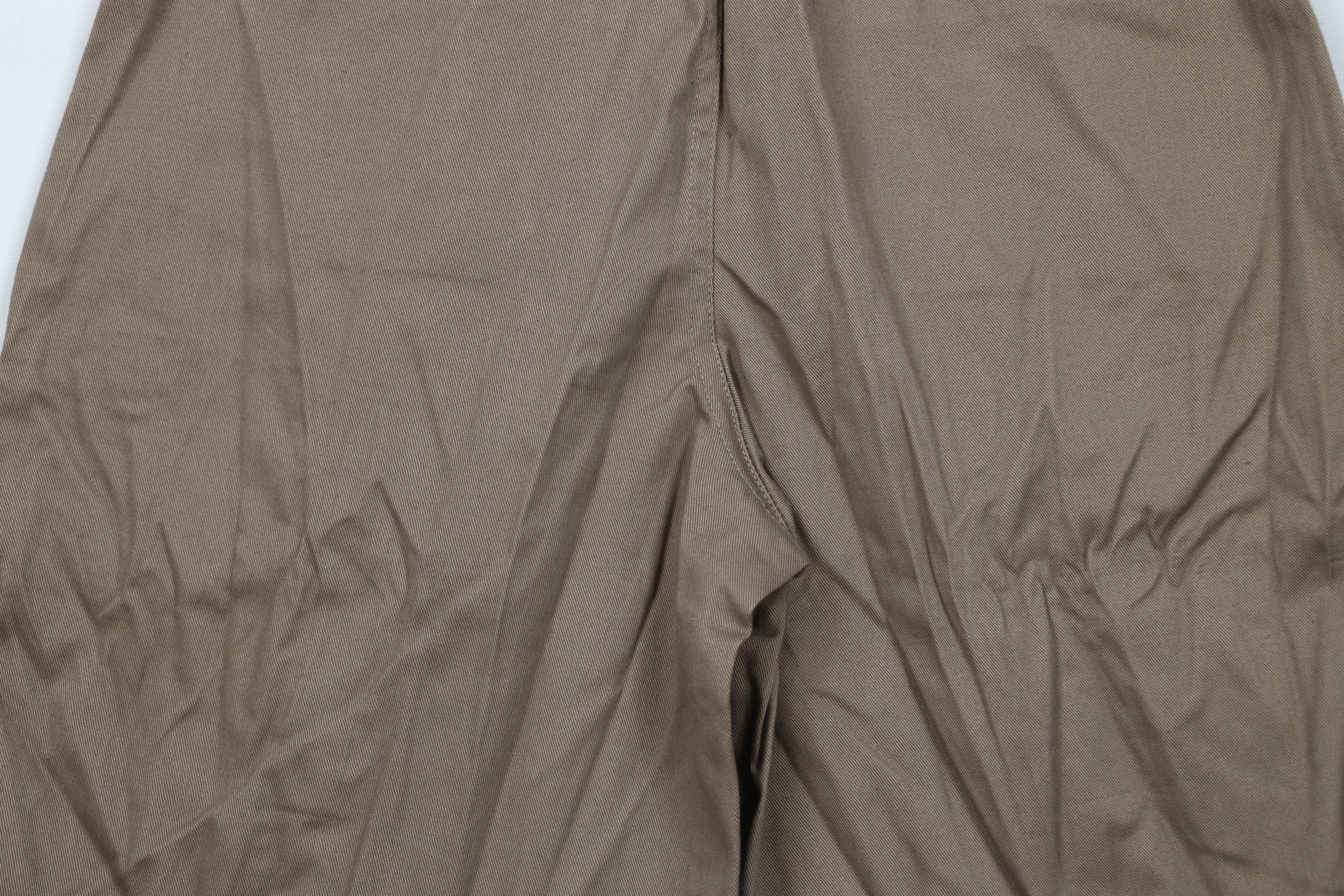 Vintage NOS Vintage 90s Streetwear Cuffed Chino Shorts Beige Cotton Size US 30 / EU 46 - 10 Thumbnail