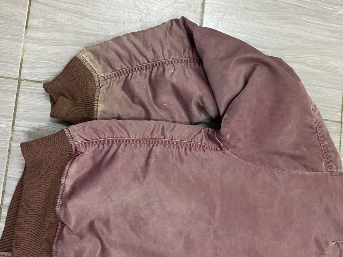 Vintage Vintage Bomber Burgundy Faded Distressed Size US L / EU 52-54 / 3 - 9 Thumbnail