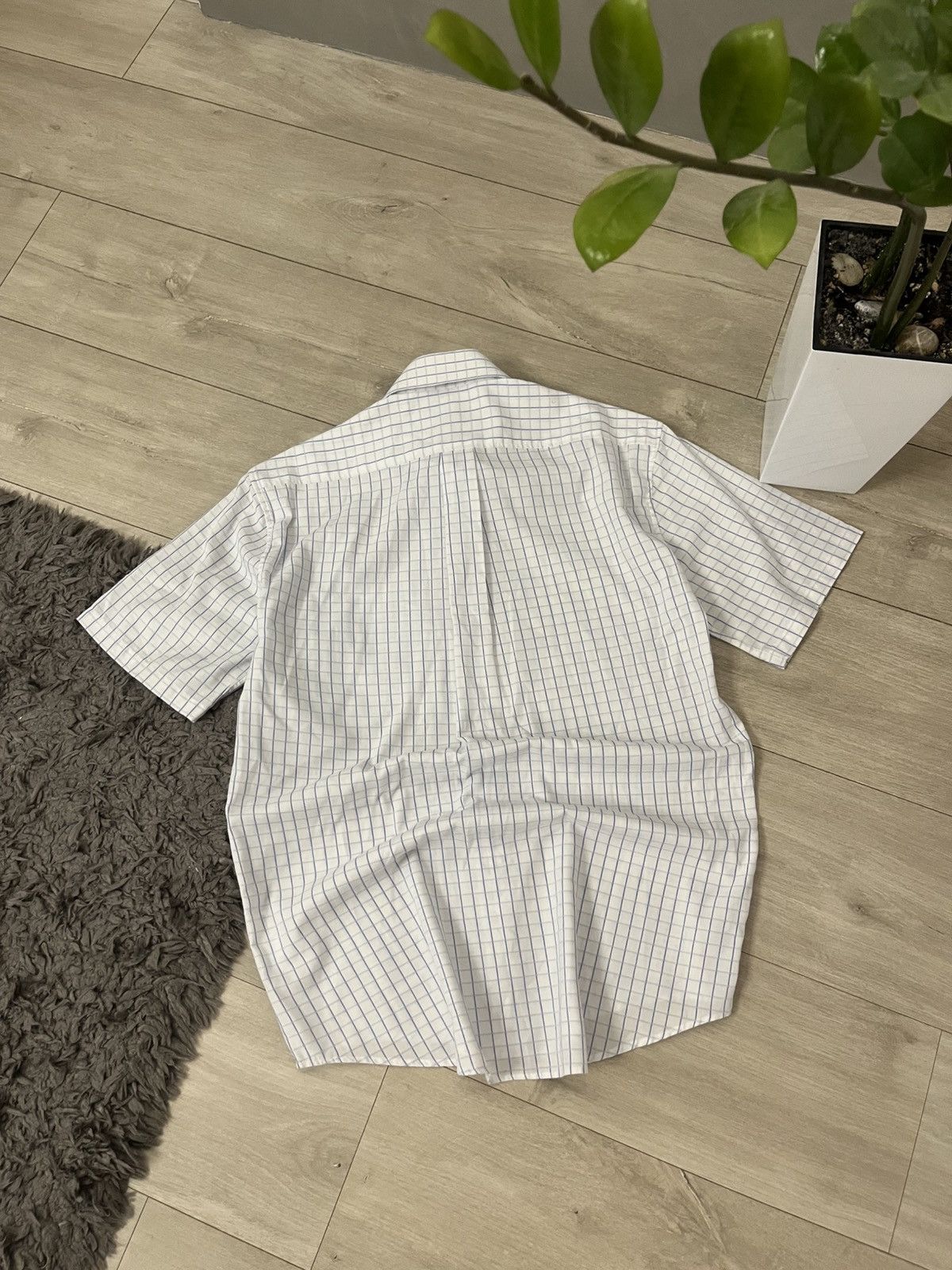 Yves Saint Laurent 🔥90's YSL Old Money Boxy Checked Summer Shirt Y2K Size US M / EU 48-50 / 2 - 4 Thumbnail