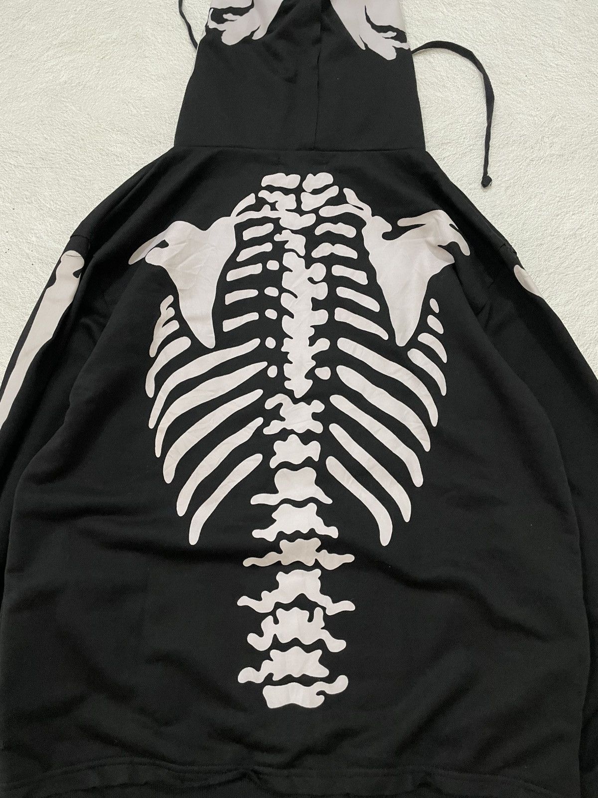 If Six Was Nine 2000s Punk Skull Bone Graphic Hoodie Gothic If6was9 LGB y2K Size US M / EU 48-50 / 2 - 8 Thumbnail