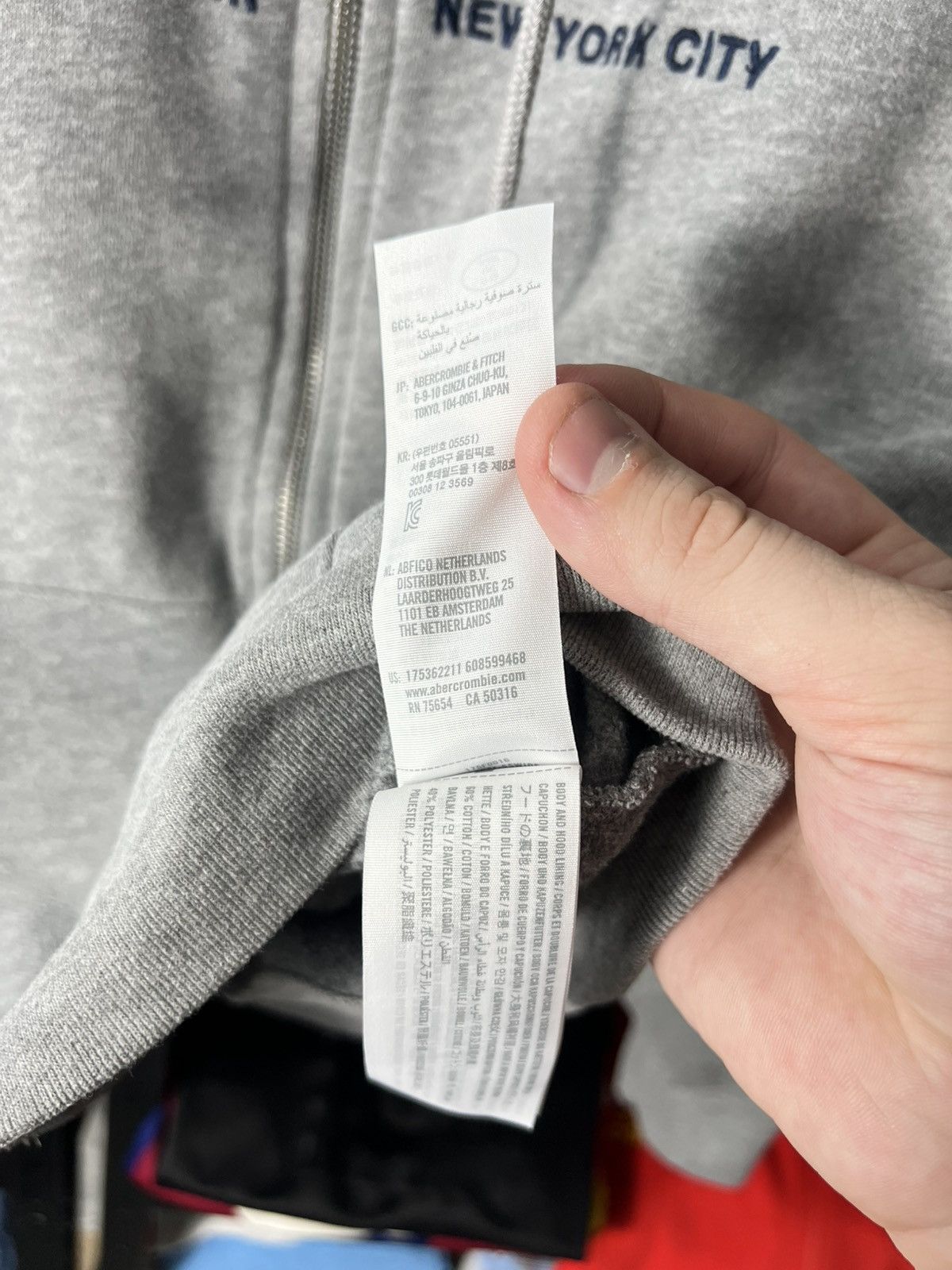 Abercrombie & Fitch 🦌 Abercrombie & Fitch Full-Zip Hoodie – Size L – Relaxed Fit Size US L / EU 52-54 / 3 - 8 Thumbnail