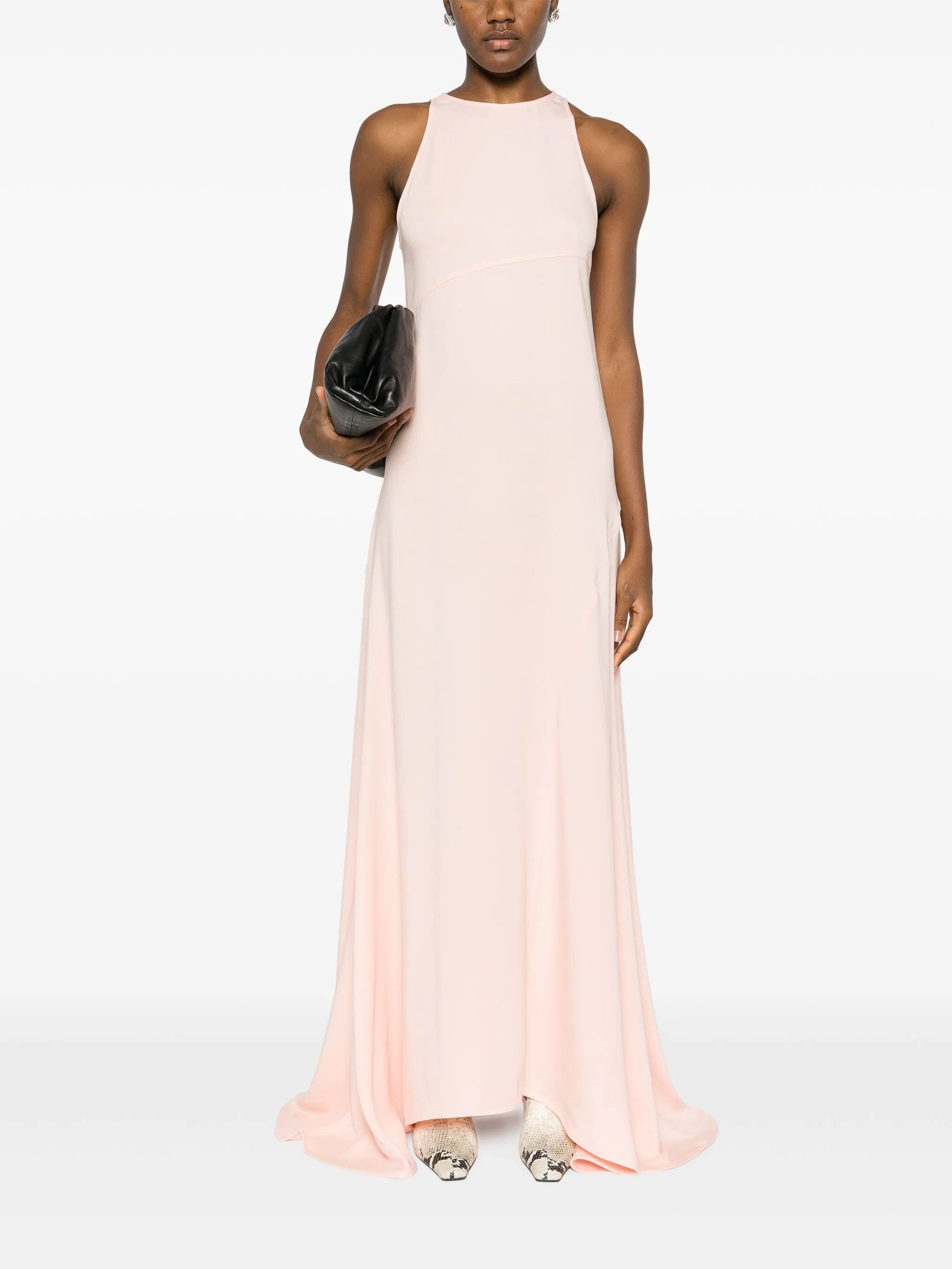Jil Sander o1y0925 Maxi Dress in Antique Rose Size S / US 4 / IT 40 - 5 Thumbnail