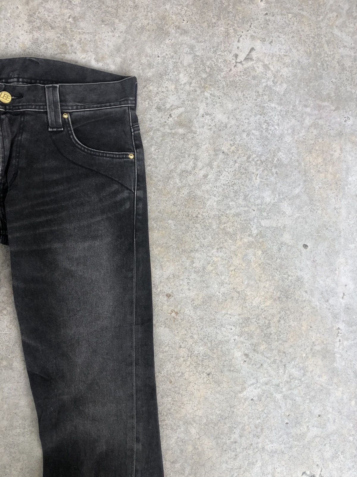 Lee Japanese Lee Flared Jeans Distressed Jeans Suede Size US 32 / EU 48 - 5 Thumbnail