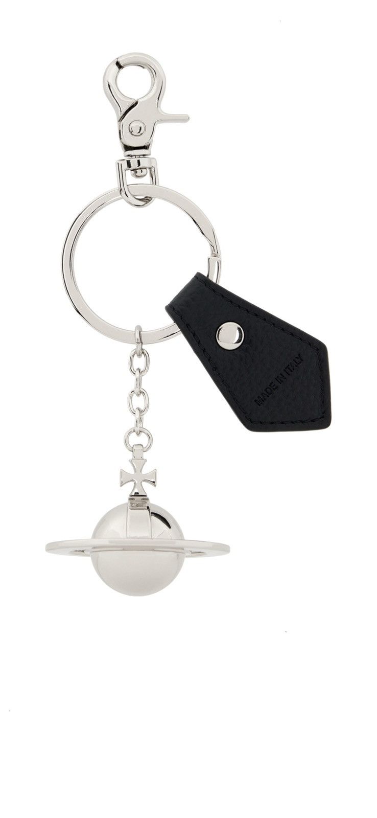 Vivienne Westwood VIVIENNE WESTWOOD Gunmetal & Black 3D Orb Keychain Size ONE SIZE - 2 Thumbnail