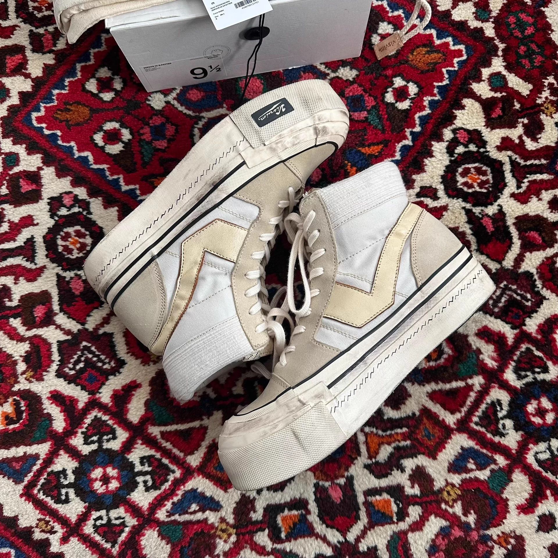 Visvim VISVIM 22AW ZEPHYR HI G.PATTEN Distressed Thick Sole 9.5US Size US 9.5 / EU 42-43 - 6 Thumbnail
