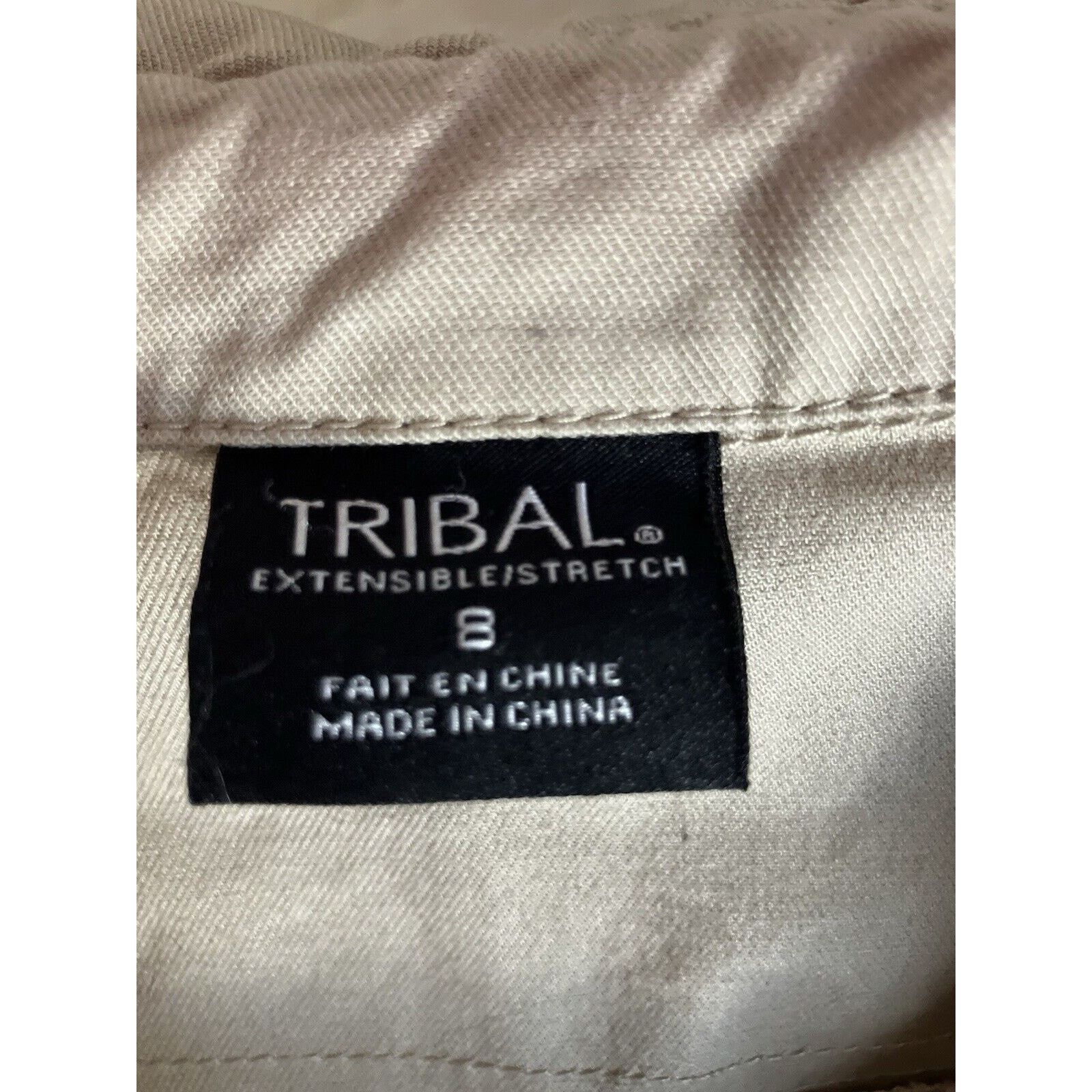 Tribal Streetwear Tribal Brand beige Jacket Blazer Button Frontl SZ 8 NWOT Size M / US 6-8 / IT 42-44 - 5 Thumbnail