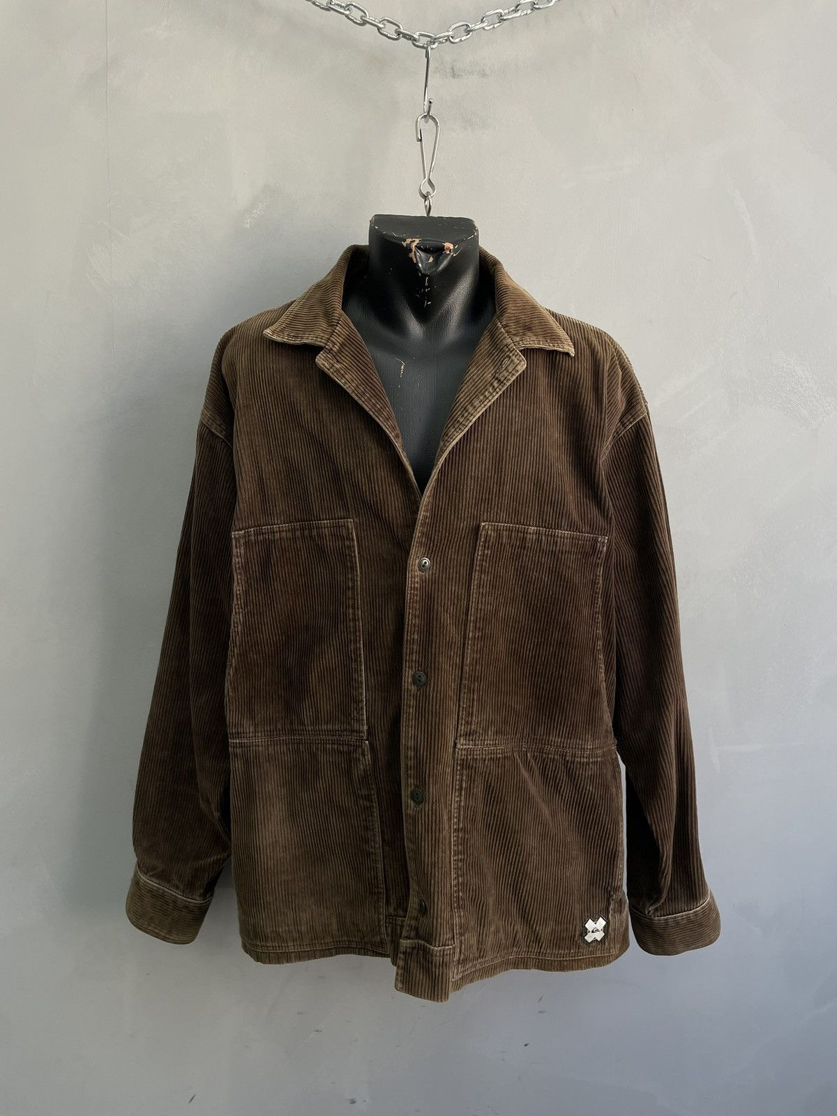 Quiksilver Quiksilver Brown Corduroy Workwear Jacket Size M Size US M / EU 48-50 / 2 - 1 Thumbnail