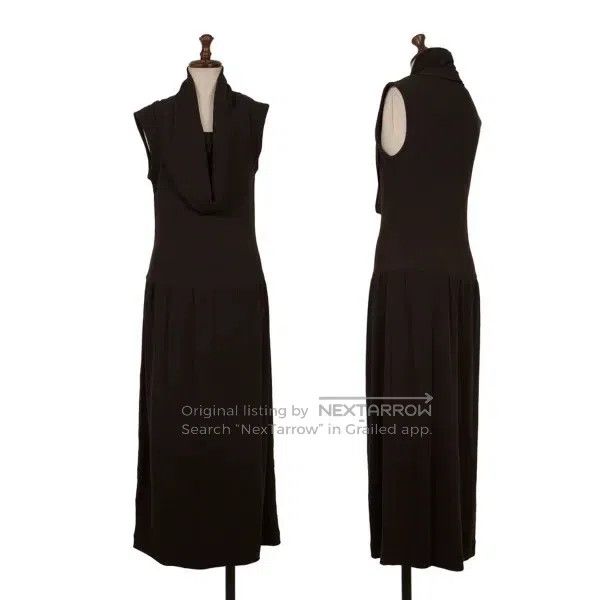Comme des Garcons Comme Des Garcons Black Retro Design Maxi Dress Size M / US 6-8 / IT 42-44 - 1 Thumbnail