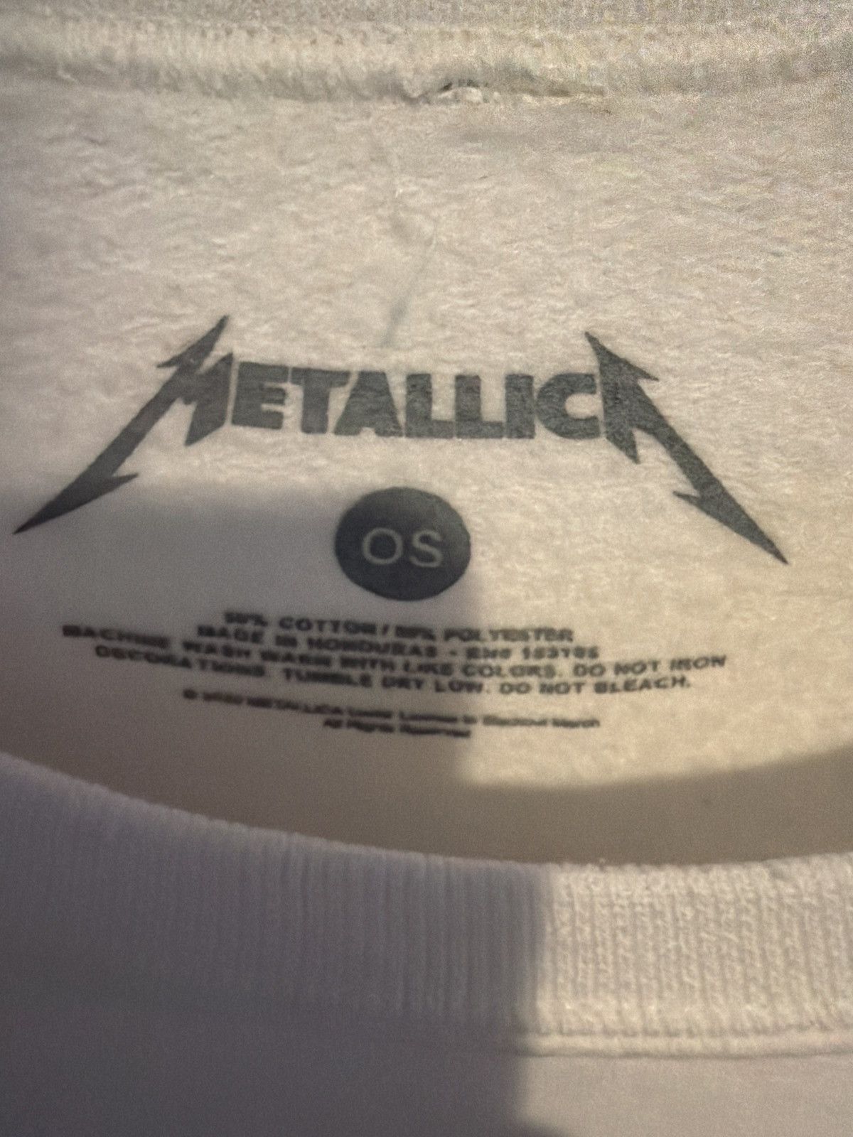 Metallica Metallica Crewneck Size US XL / EU 56 / 4 - 5 Thumbnail