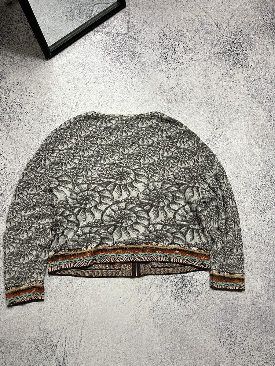 Vintage Ivko Woman Jacquard Cardigan Sea Shell Pattern Size XL Size XL / US 12-14 / IT 48-50 - 8 Thumbnail