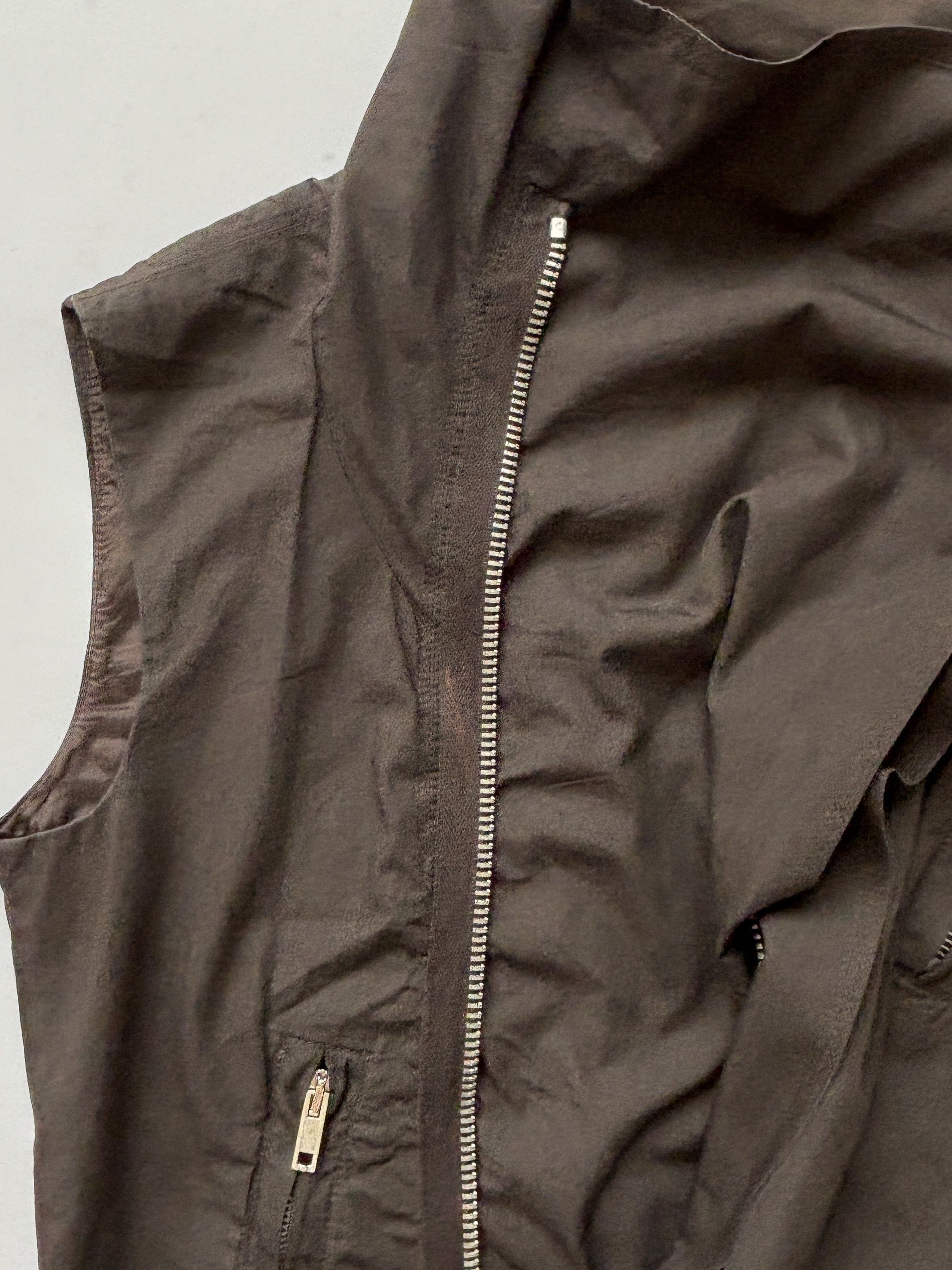 Rick Owens ⚡️QUICK SALE⚡️Rick Owens Drkshdw Brown Sleeveless Jacket Size S / US 4 / IT 40 - 9 Thumbnail