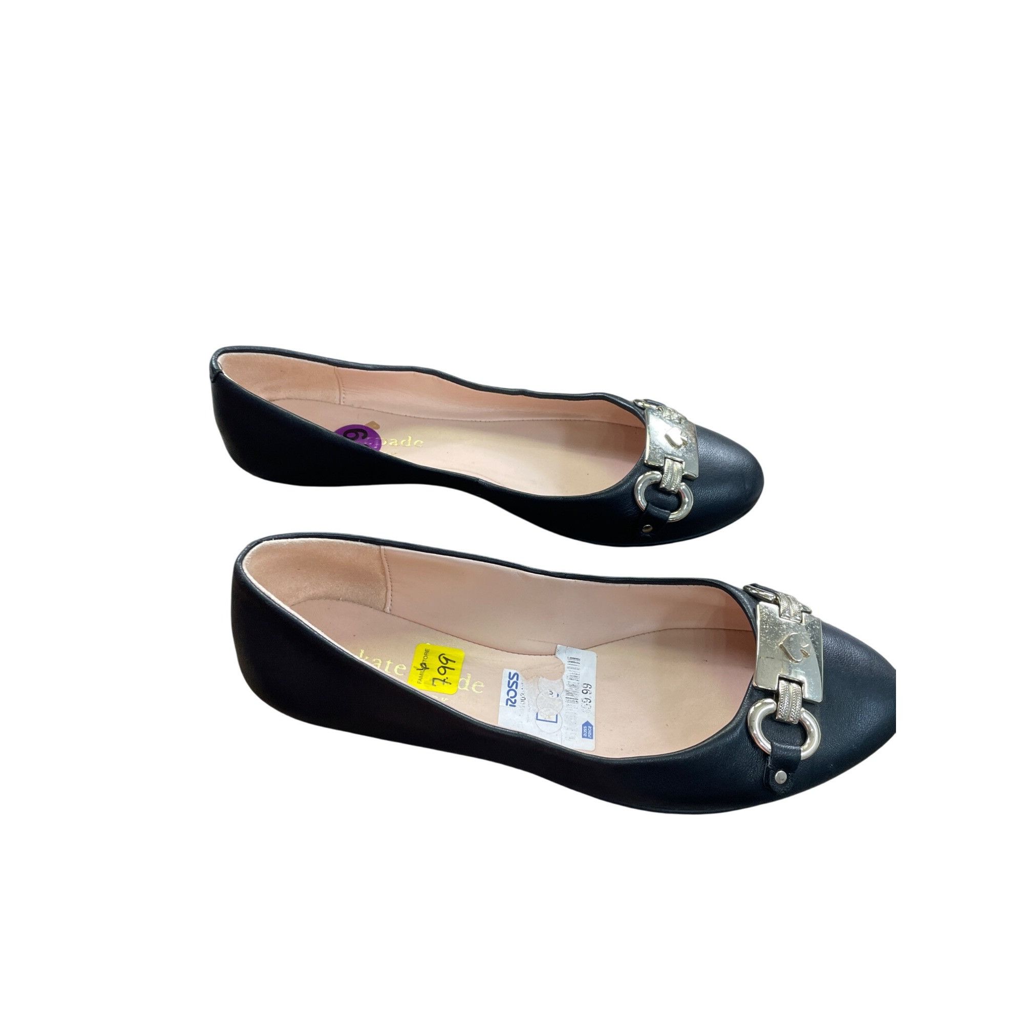 Kate Spade Kate Spade Payton Black Leather Flats Loafers Shoes Size 6.5 Size US 6.5 / IT 36.5 - 4 Thumbnail