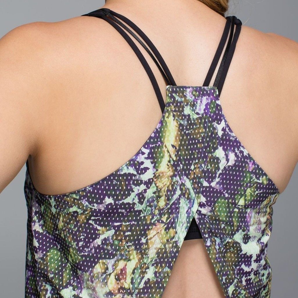 Lululemon City Summer Dress in Floral Sport Cutout Racerback US 6 NWT Size M / US 6-8 / IT 42-44 - 6 Thumbnail