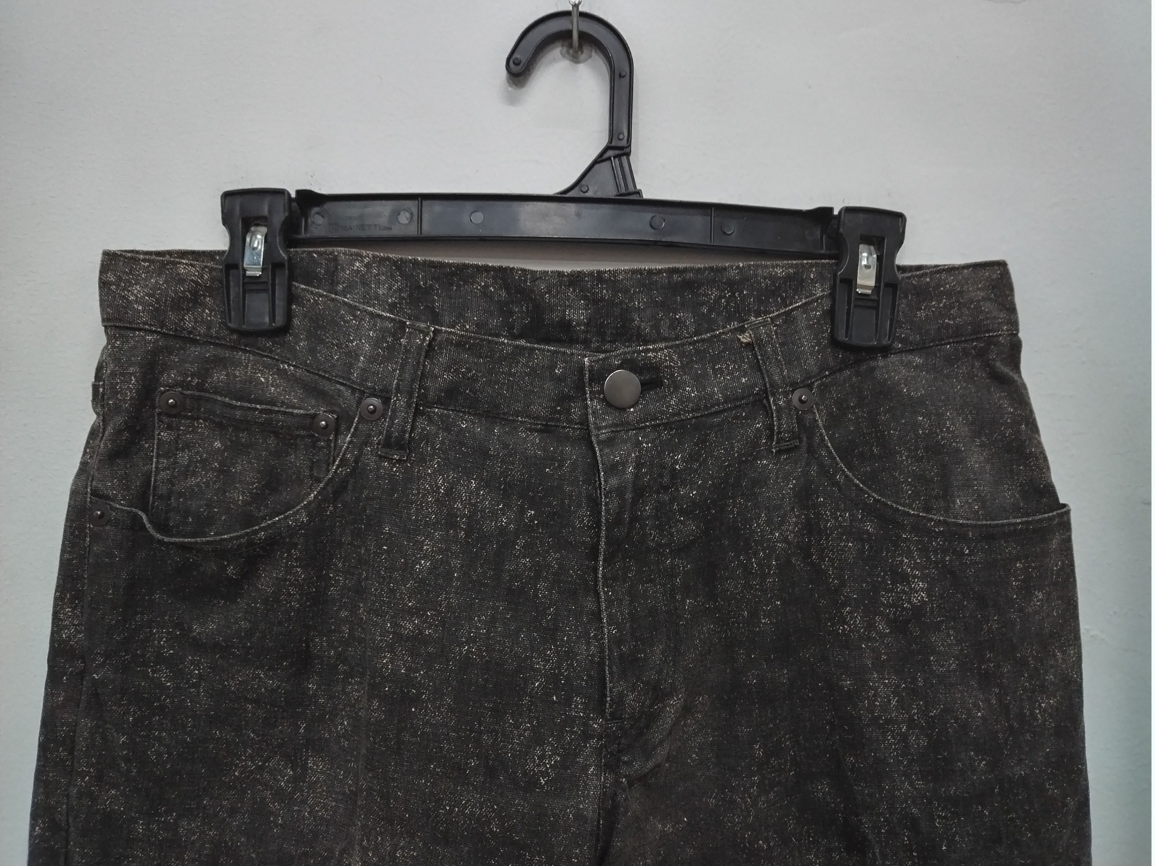 14th Addiction MICHEL KLEIN PARIS washed design straight cut denim jeans Size US 31 - 3 Thumbnail
