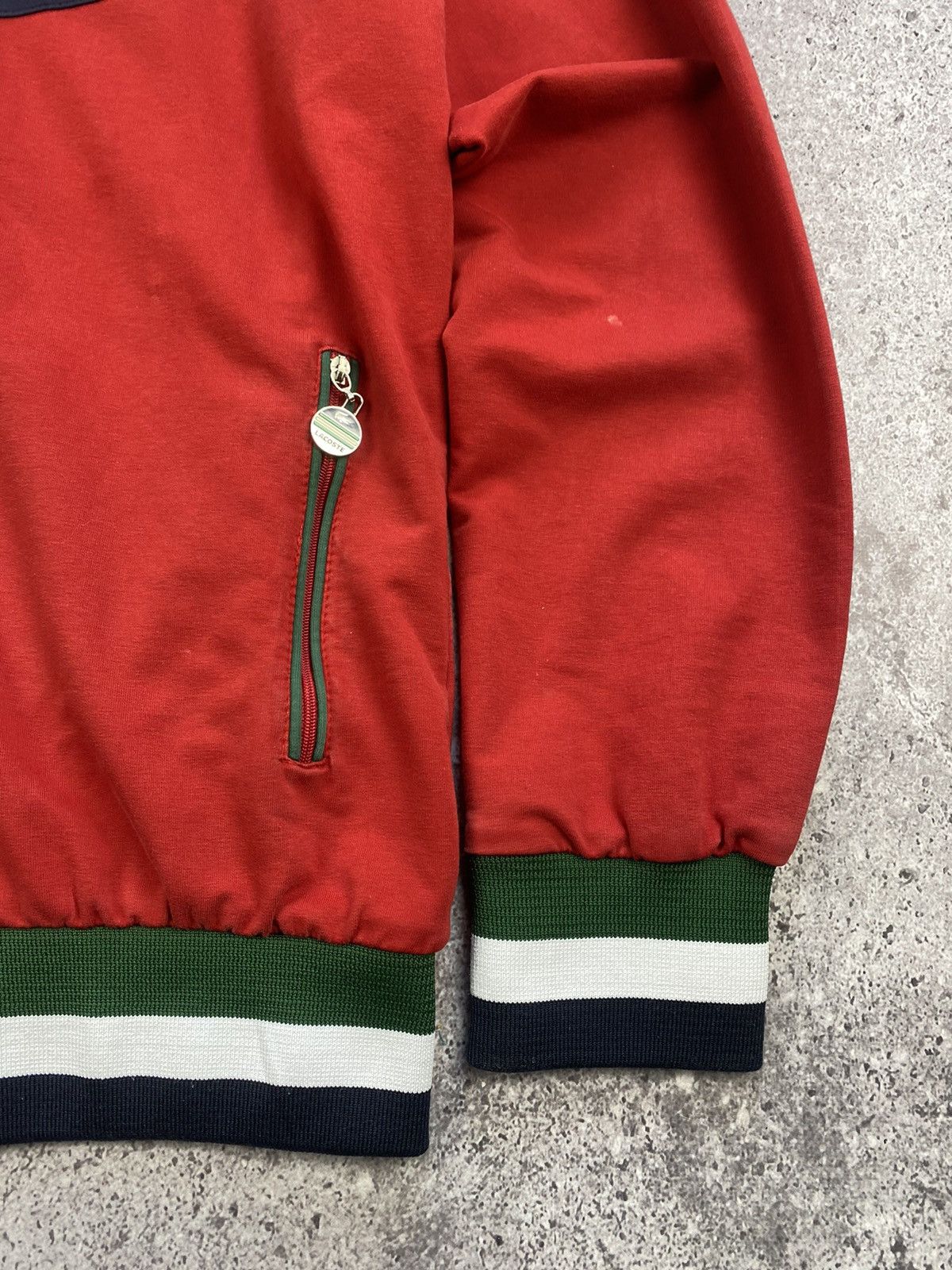 Lacoste × Vintage Mens Vintage Lacoste Track Jacket Olympic crazy y2k rare Size US L / EU 52-54 / 3 - 2 Thumbnail