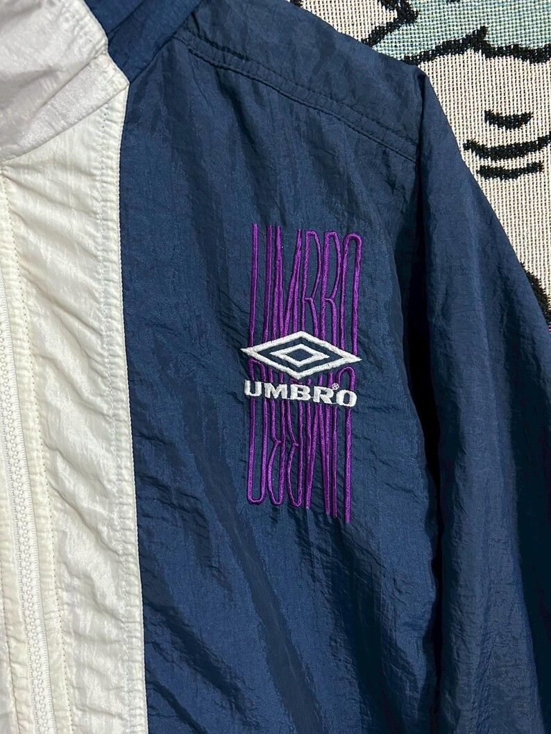 Umbro Vintage 90s Umbro Half Zip Jacket size L Size US L / EU 52-54 / 3 - 2 Thumbnail