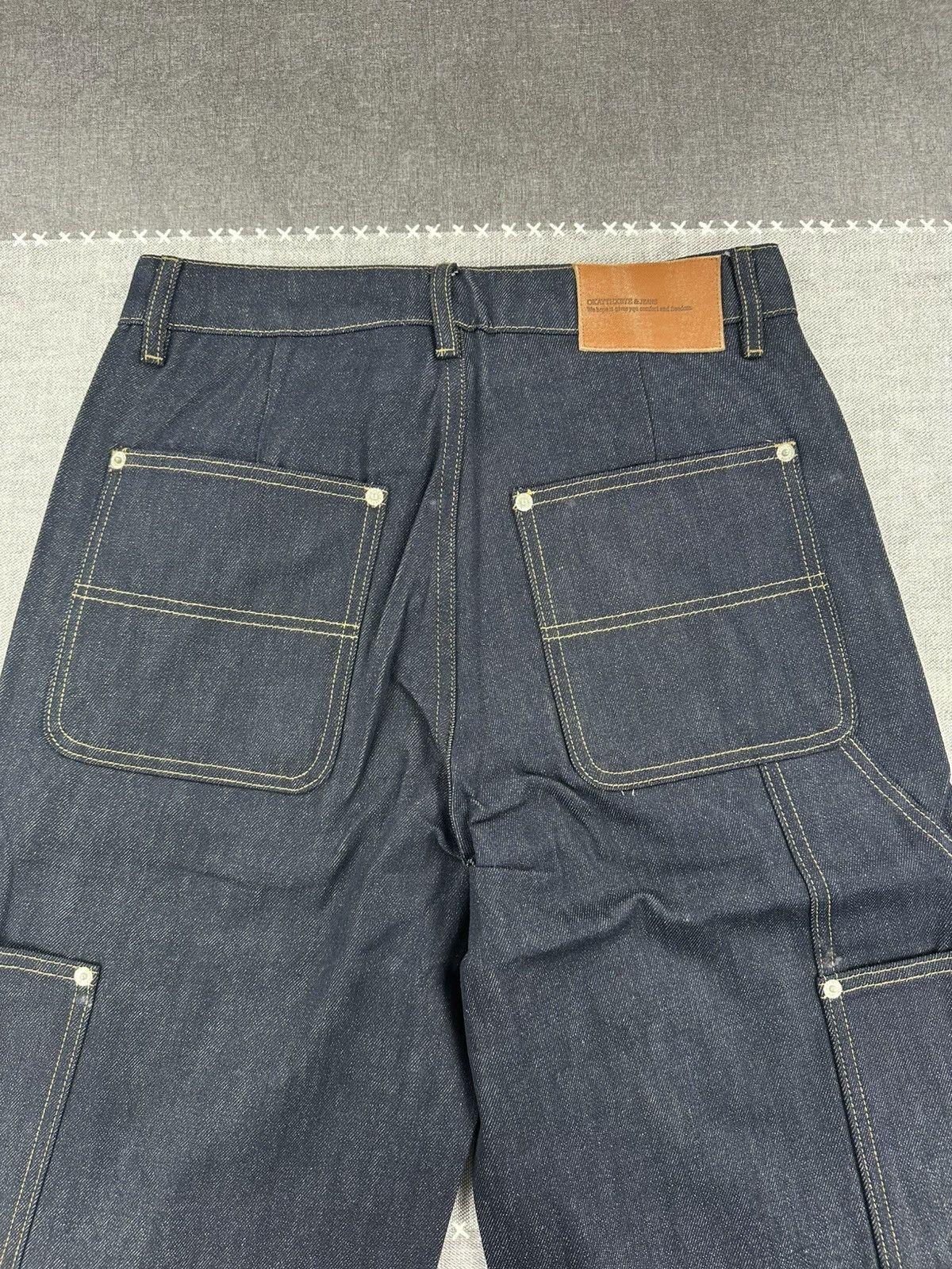 Other OkaythxBye Jeans Double Knee Raw Denim 13oz Selvedge S Size US 30 / EU 46 - 12 Thumbnail