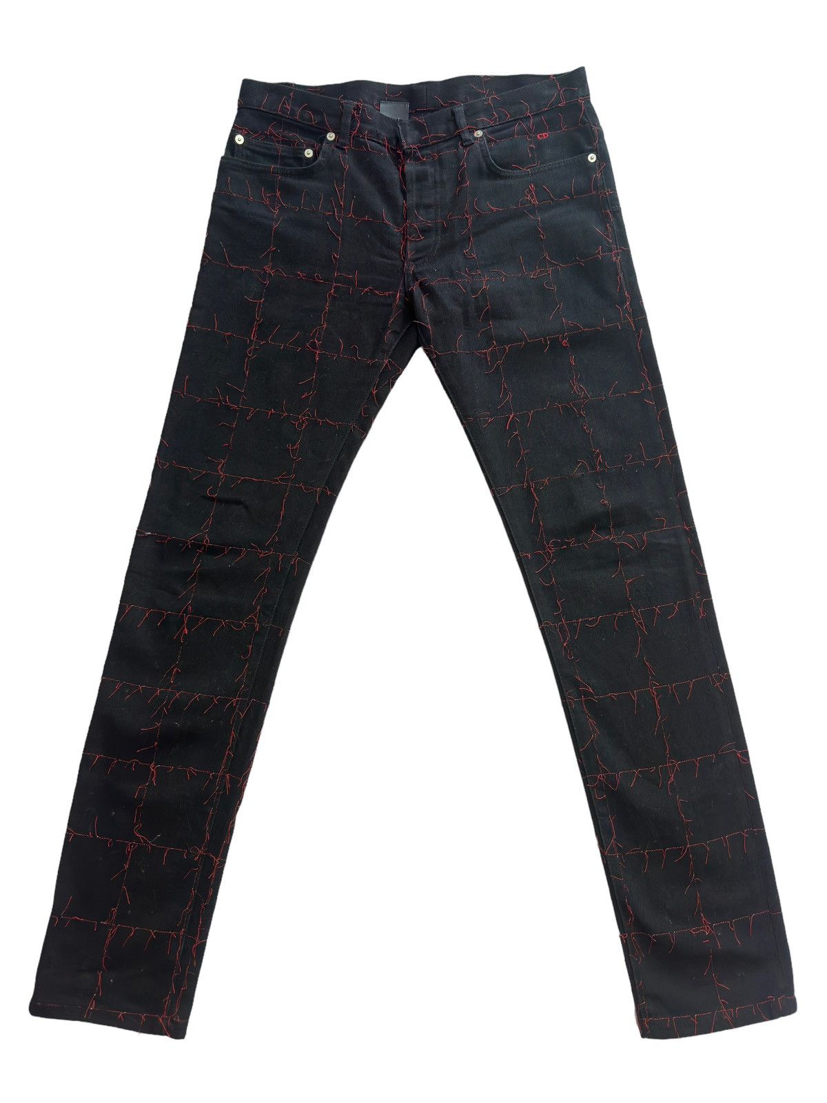 Dior Homme SS2017 Exposed Stitch Denim