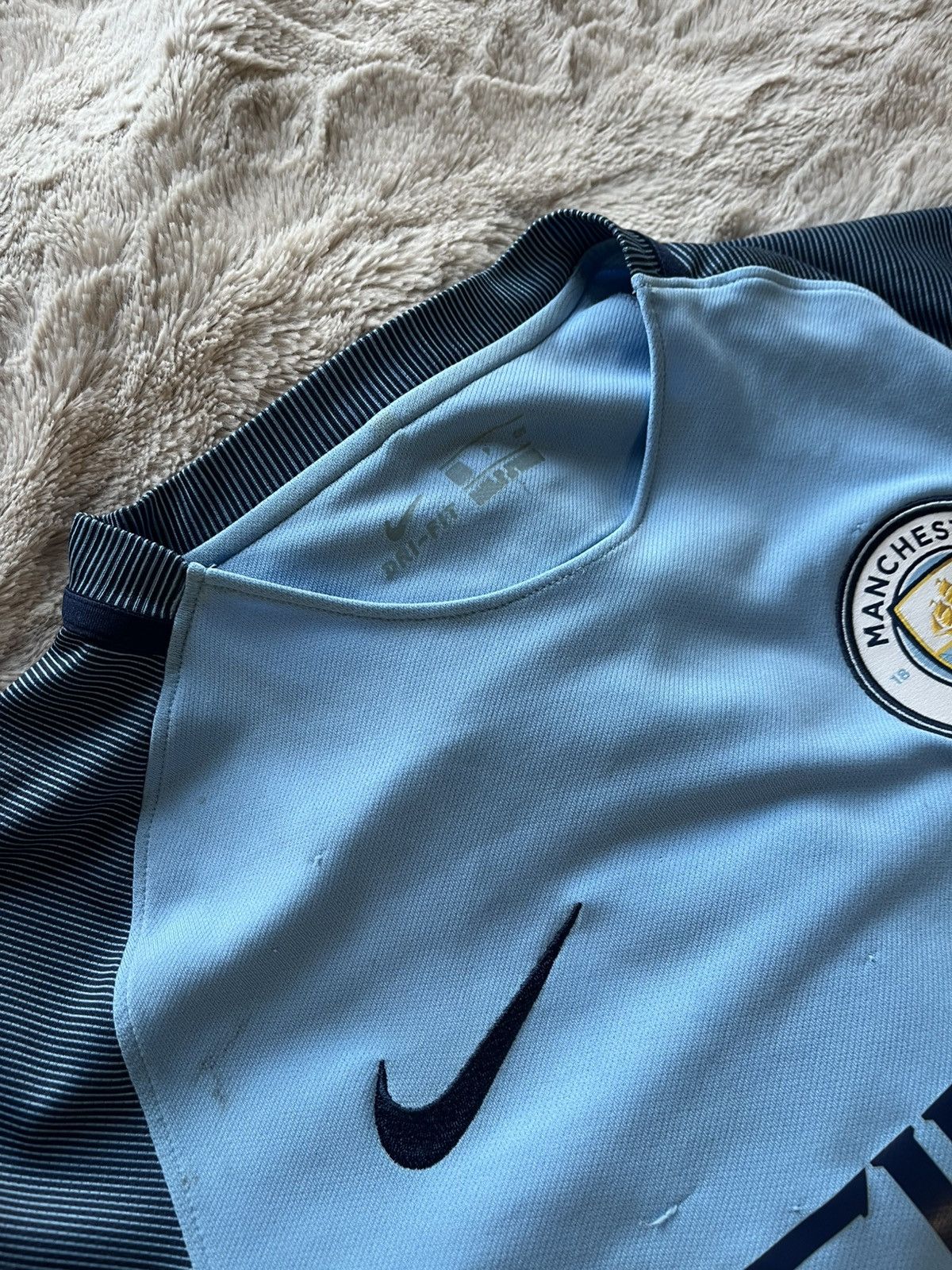 Nike 2018-2019 Manchester City Sterling Jersey Size S Nike Size US S / EU 44-46 / 1 - 5 Thumbnail