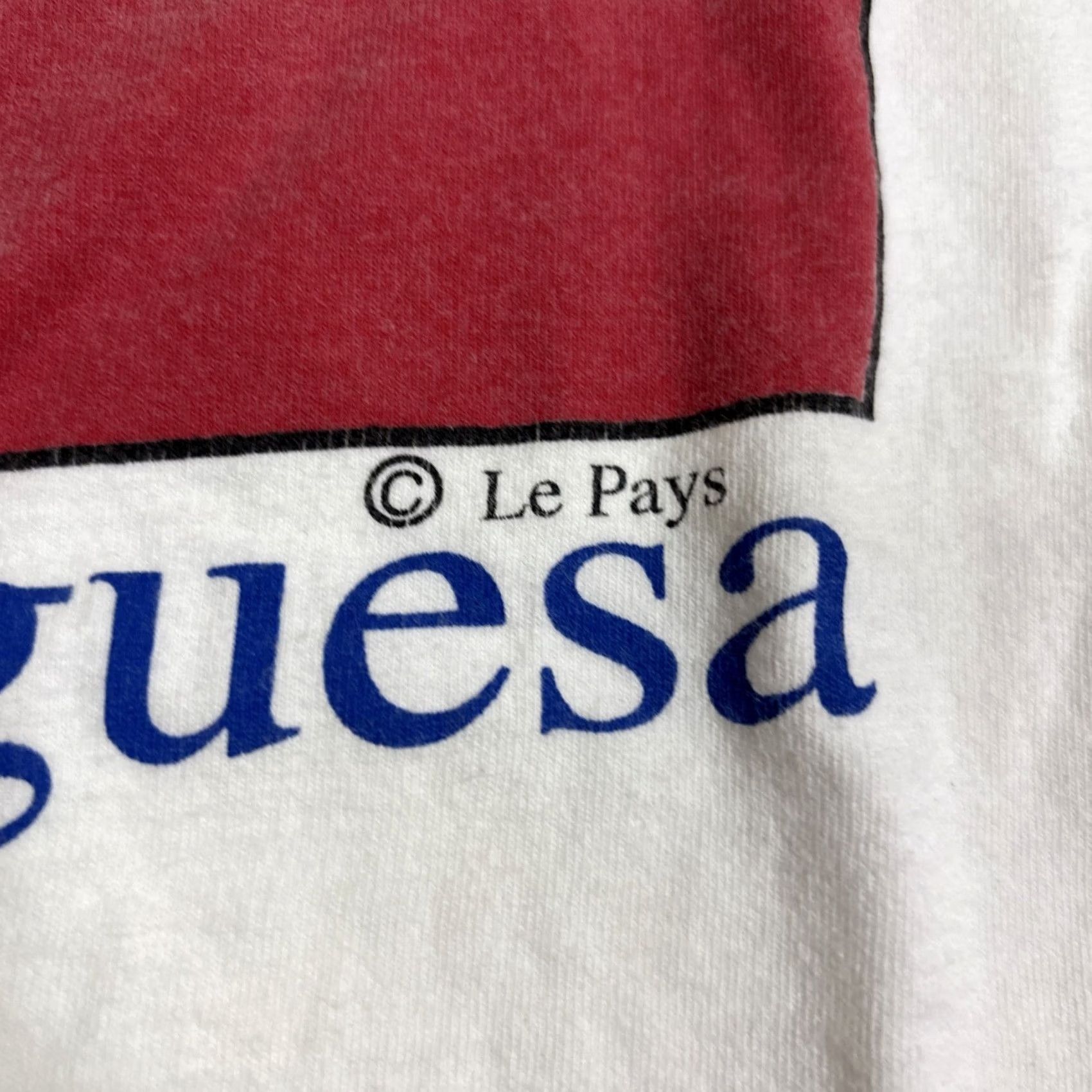 Vintage Portugal T Shirt Men’s Large White Short Sleeve Graphic A Portuguesa White Shirt Mens L Size US L / EU 52-54 / 3 - 4 Thumbnail