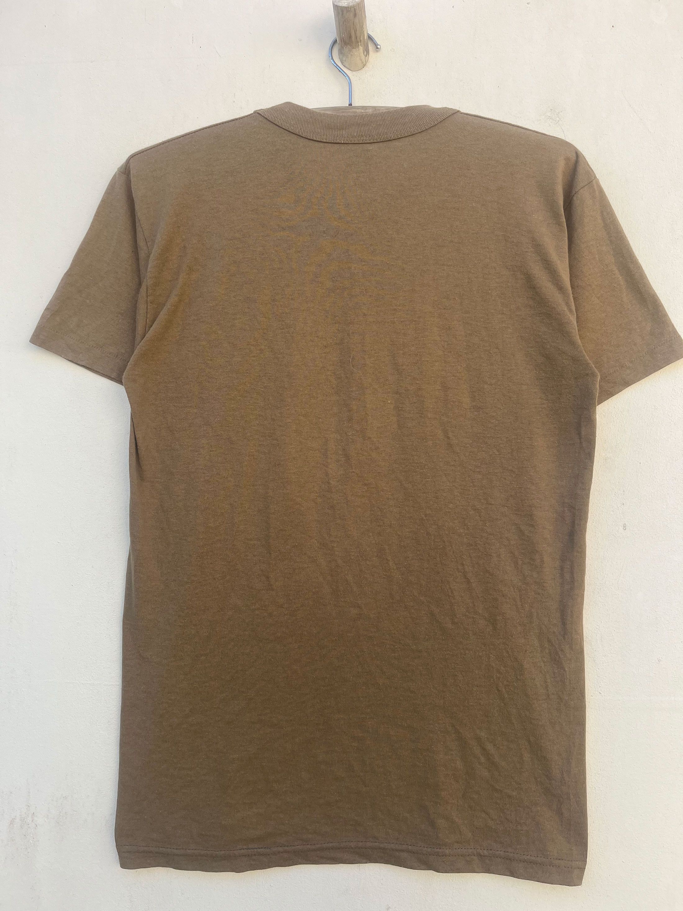 Vintage Vintage Blank Plain 80s Made in Usa Single Stitch Size US L / EU 52-54 / 3 - 3 Thumbnail