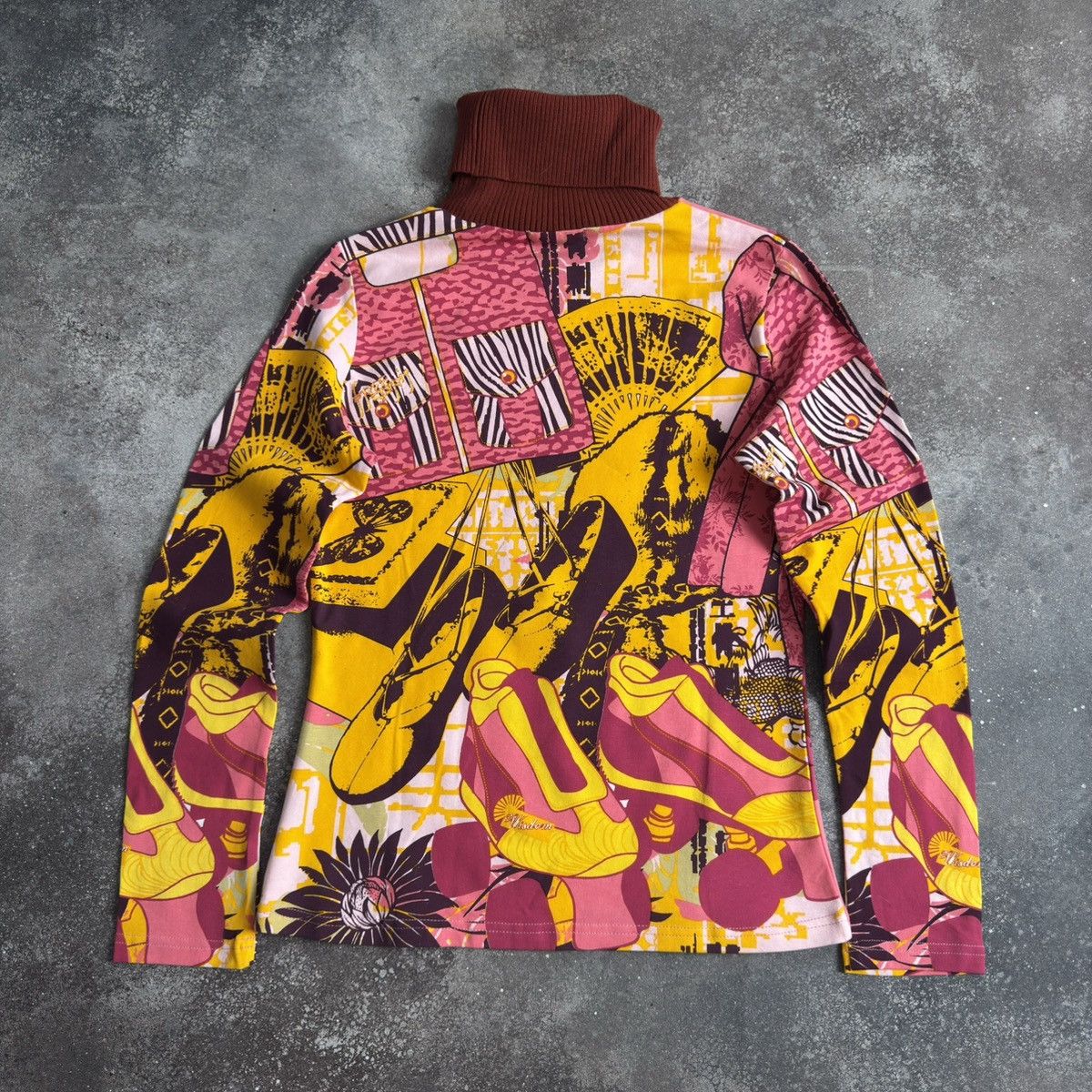 Custo Barcelona × Japanese Brand Custo Barcelona Long Sleeve Top (Jean Paul Gaultier style) Size M / US 6-8 / IT 42-44 - 2 Thumbnail