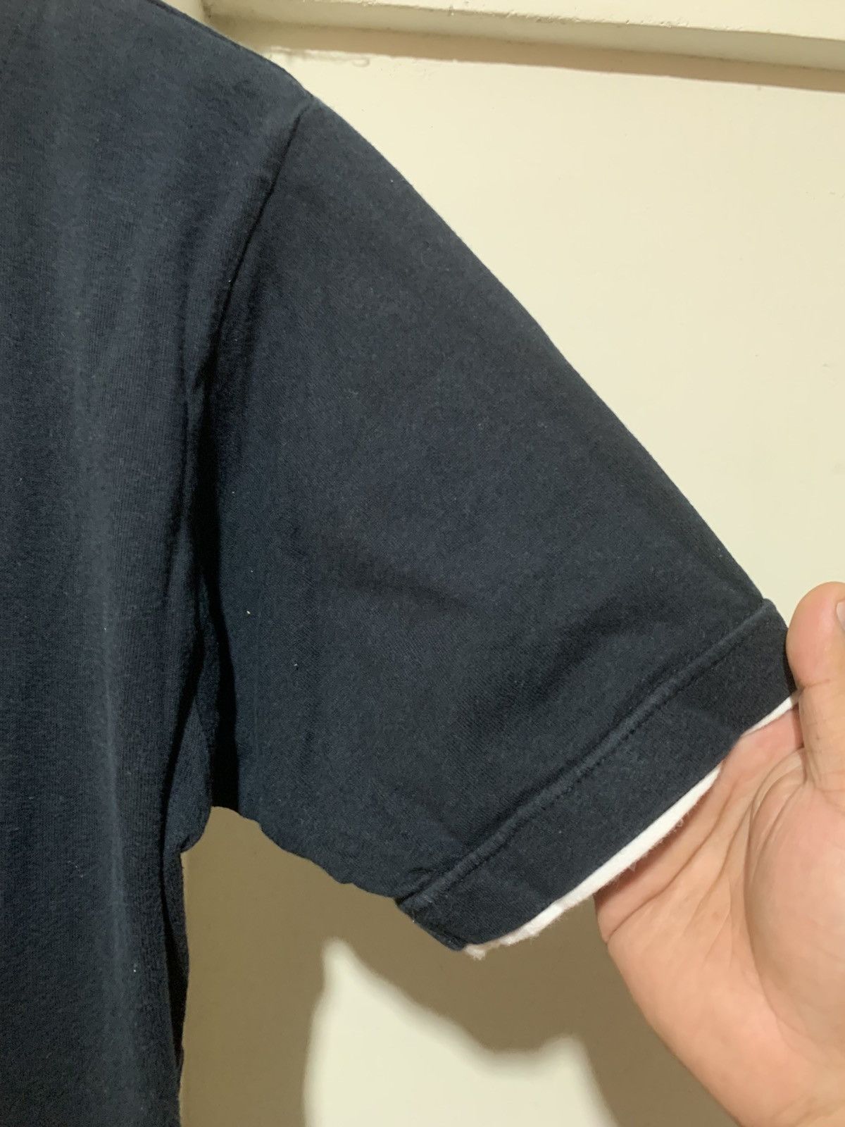 Le Grande Bleu (L.G.B.) Japanese Commontage Poem Double Layer Tee Shirt Size US L / EU 52-54 / 3 - 4 Thumbnail