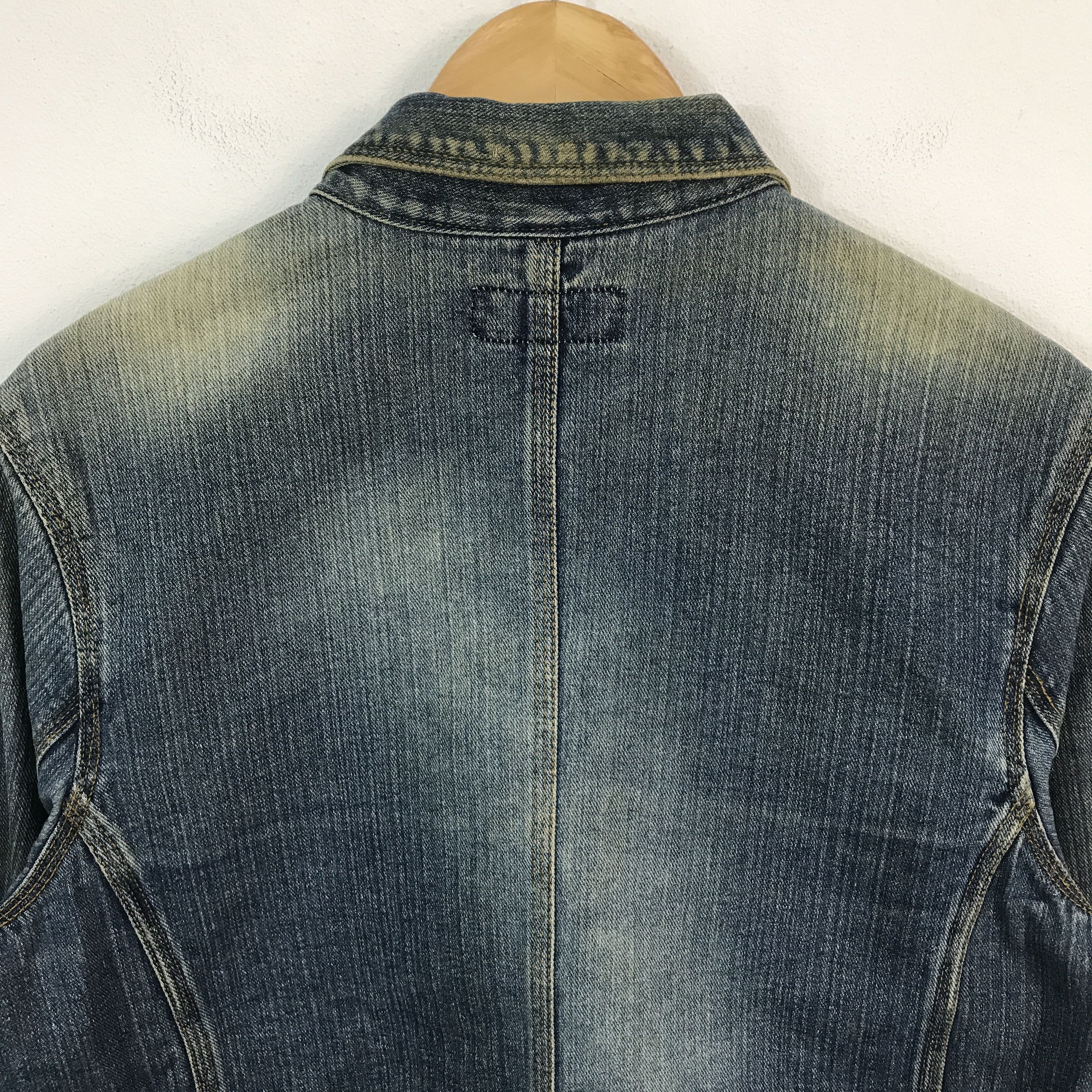 Japanese Brand corisco Japan denim Sanp button jacket Size US L / EU 52-54 / 3 - 4 Thumbnail