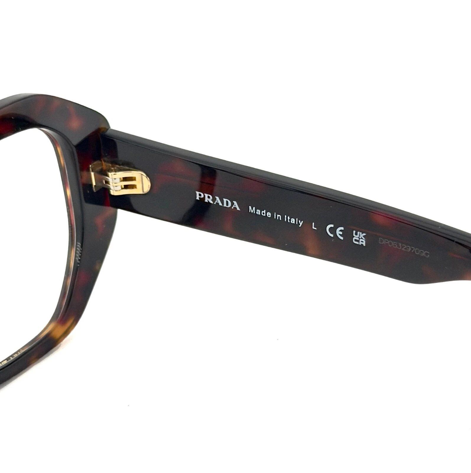 Prada PRADA SYMBOLE PRA07V Brown Havana Bold Eyeglass A07V A07 Size ONE SIZE - 7 Thumbnail