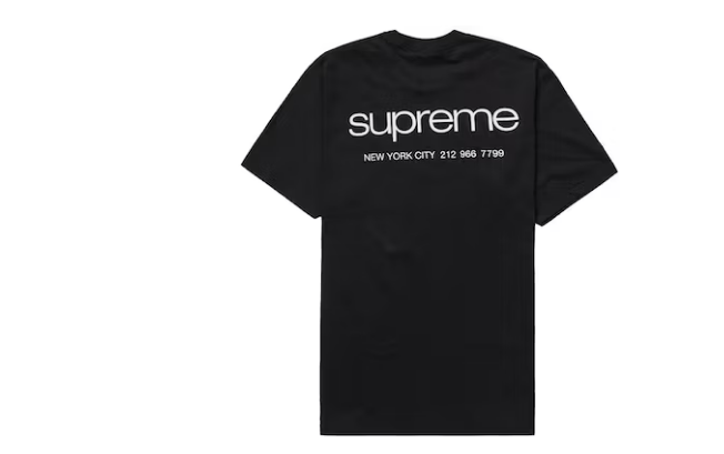 Supreme Supreme NYC Tee Black | Grailed