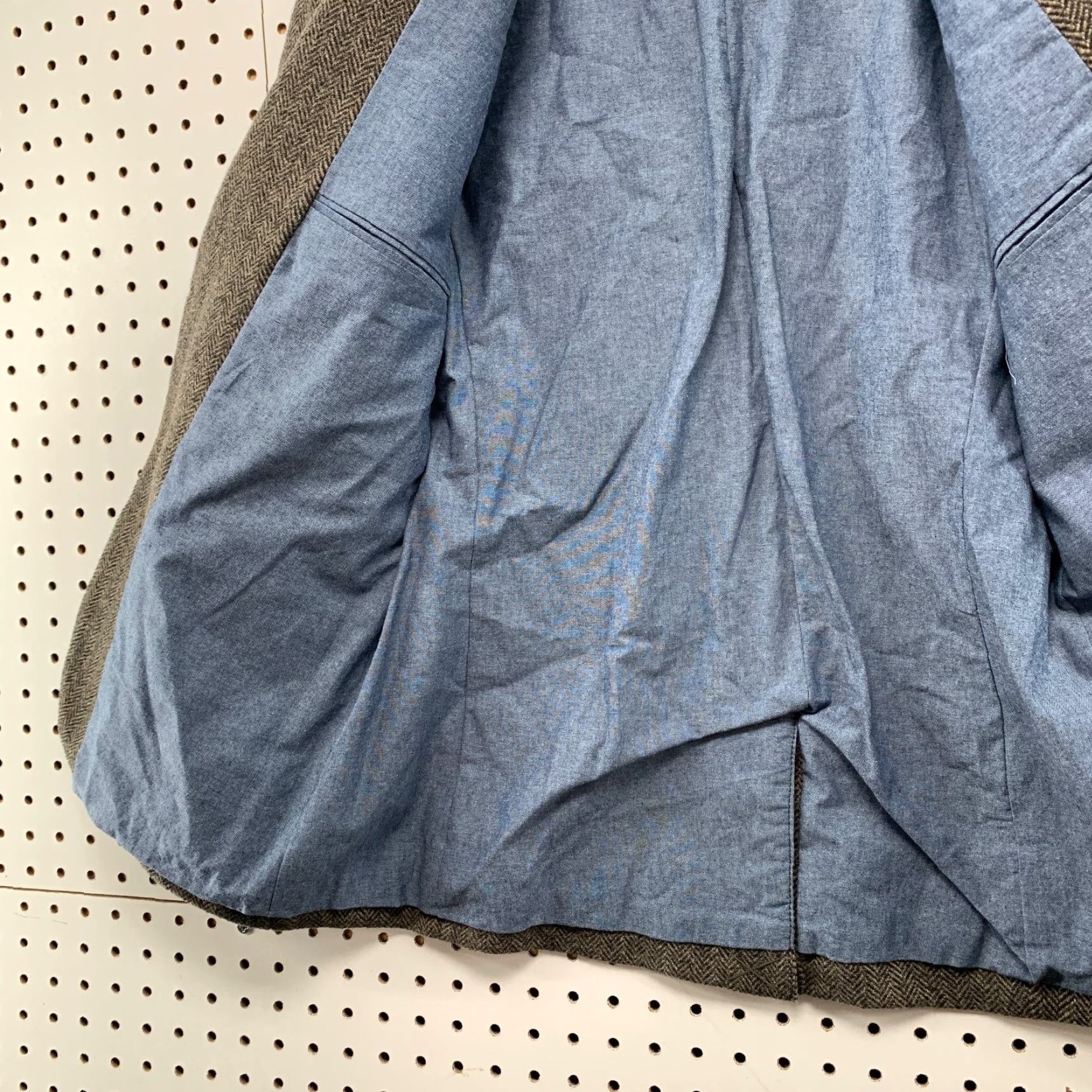 Superdry Superdry Blazer Men XL Wool Herringbone Tweed Jacket Sport Coat Limited 2 Piece Set Size 46R - 6 Thumbnail