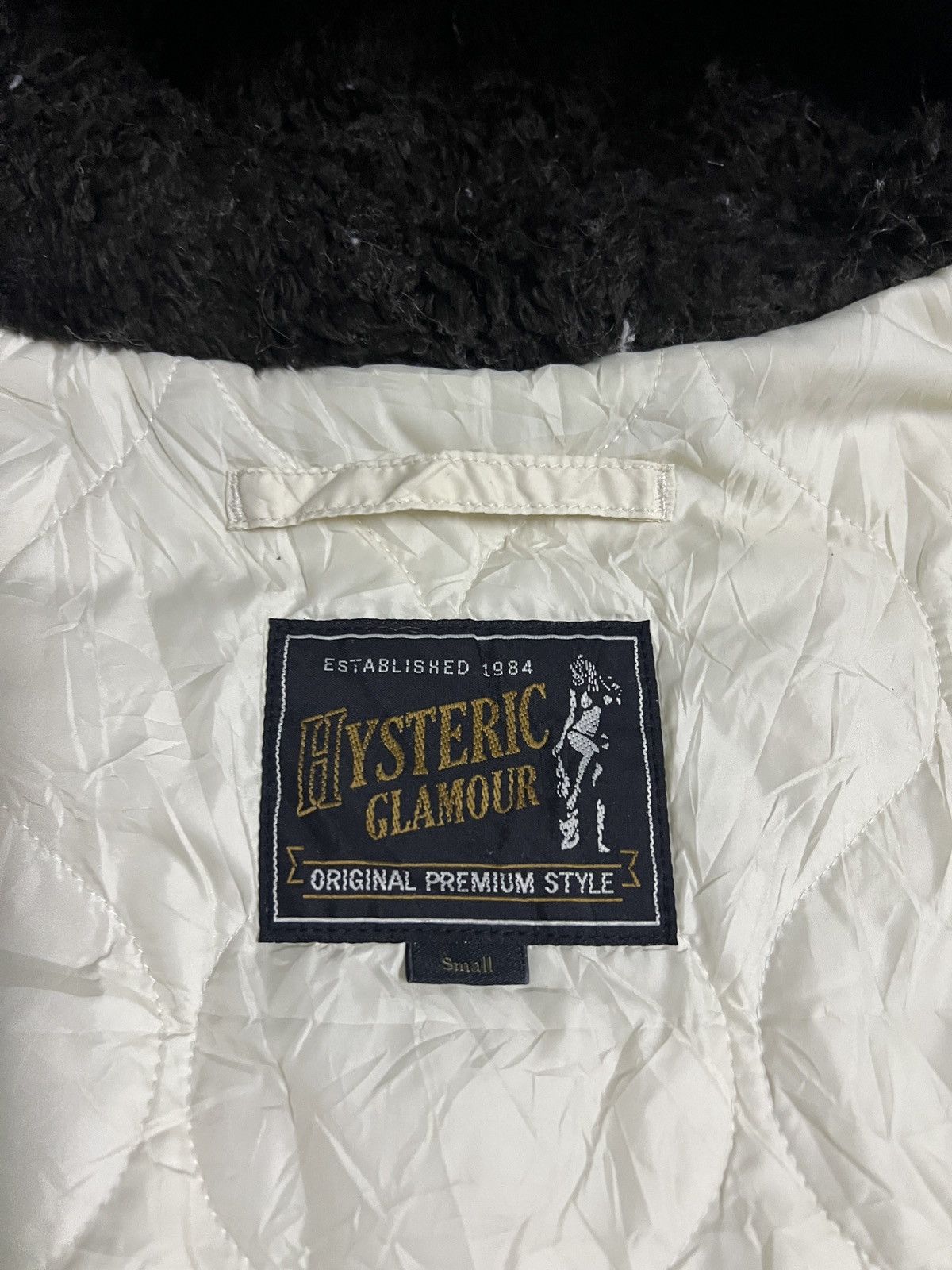 Designer × Hysteric Glamour × Japanese Brand HYSTERIC GLAMOUR WOOL LINED ZIP UP HOODIE LONG JACKET Size US S / EU 44-46 / 1 - 11 Thumbnail