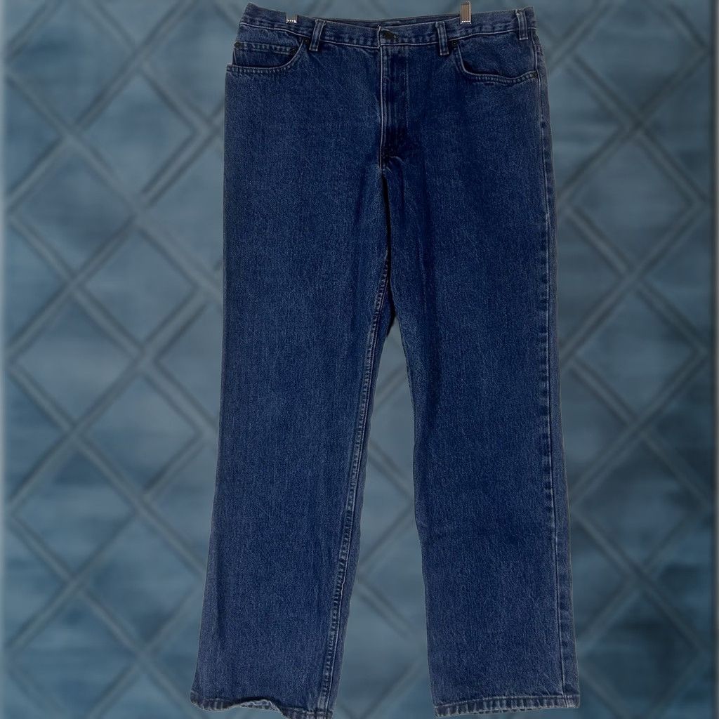 Eddie Bauer Eddie Bauer Jeans Classic Fit Mens 40x34 Blue Premium Denim High Rise 5-Pocket Design Size US 40 / EU 56 - 1 Thumbnail