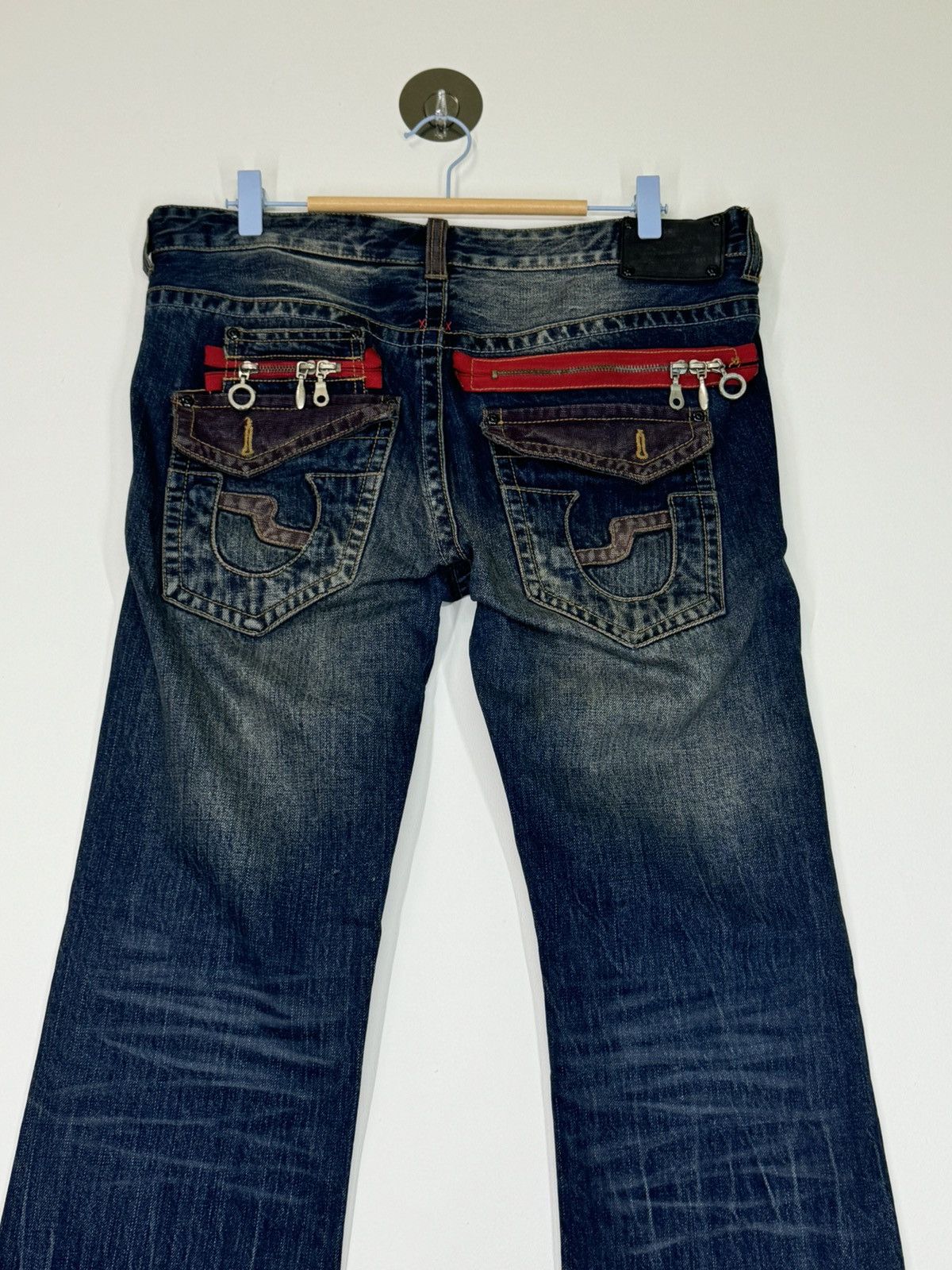 If Six Was Nine × Tornado Mart × semanticdesign Flare Zipper Pocket SEMANTIC DESIGN Boot Cut Denim Size US 34 / EU 50 - 7 Thumbnail