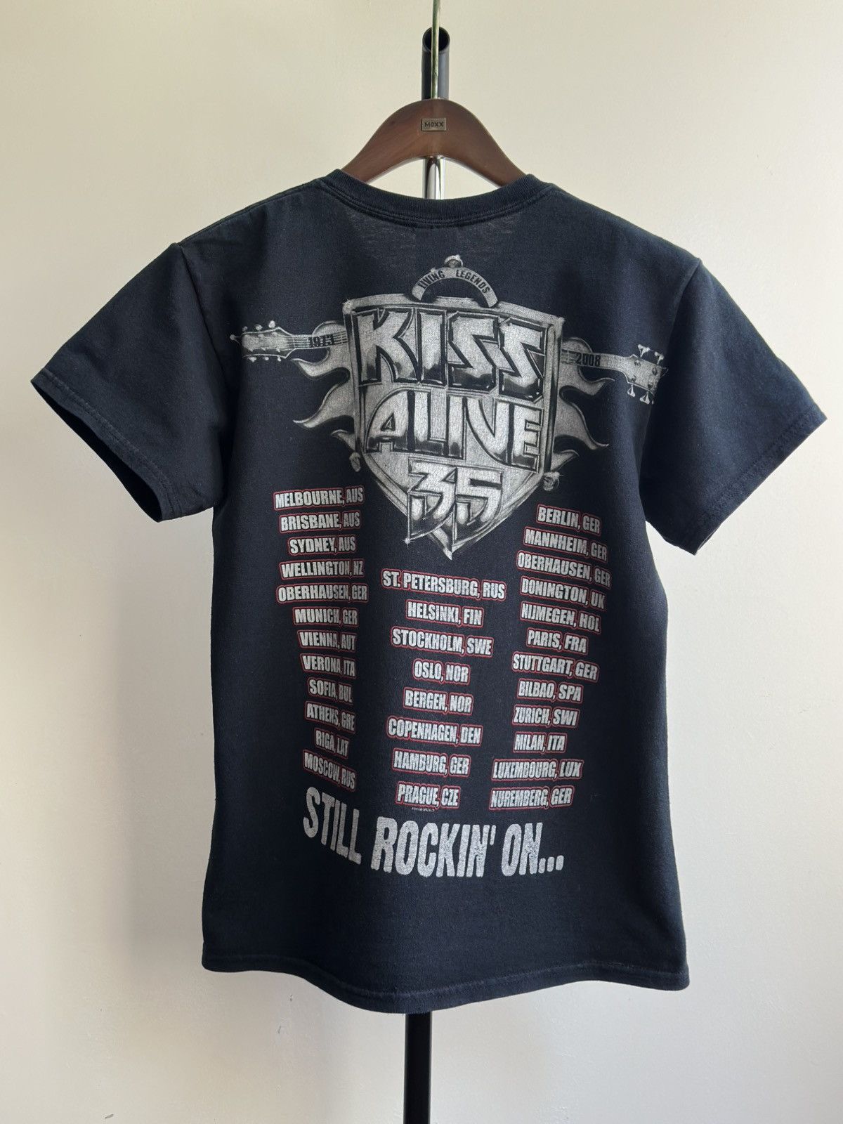 Band Tees Vintage 2000s KISS Alive 35 Band Tour Graphic Tee Size US S / EU 44-46 / 1 - 5 Thumbnail