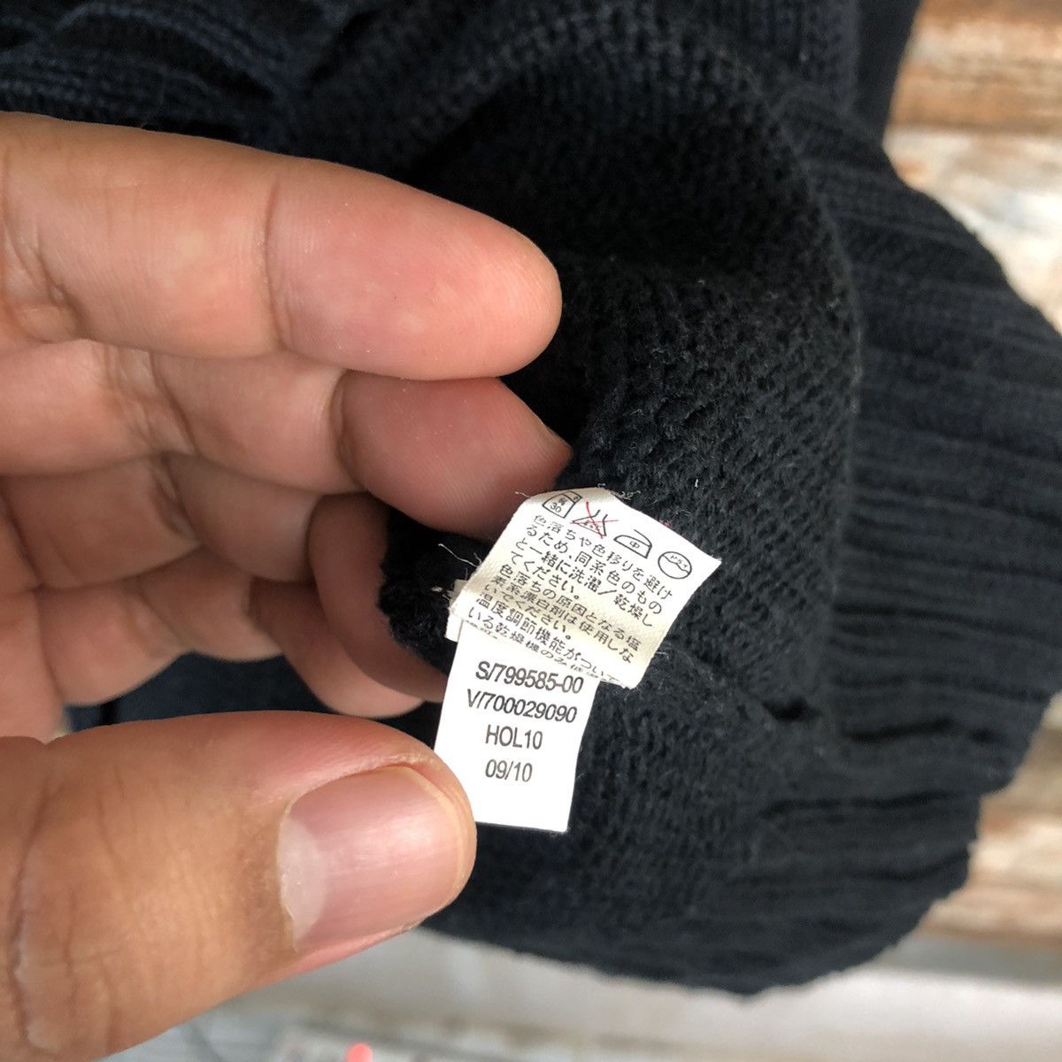Japanese Brand D japan Skulls Black sweatshirt Knitwear #A1813 Size US M / EU 48-50 / 2 - 10 Thumbnail