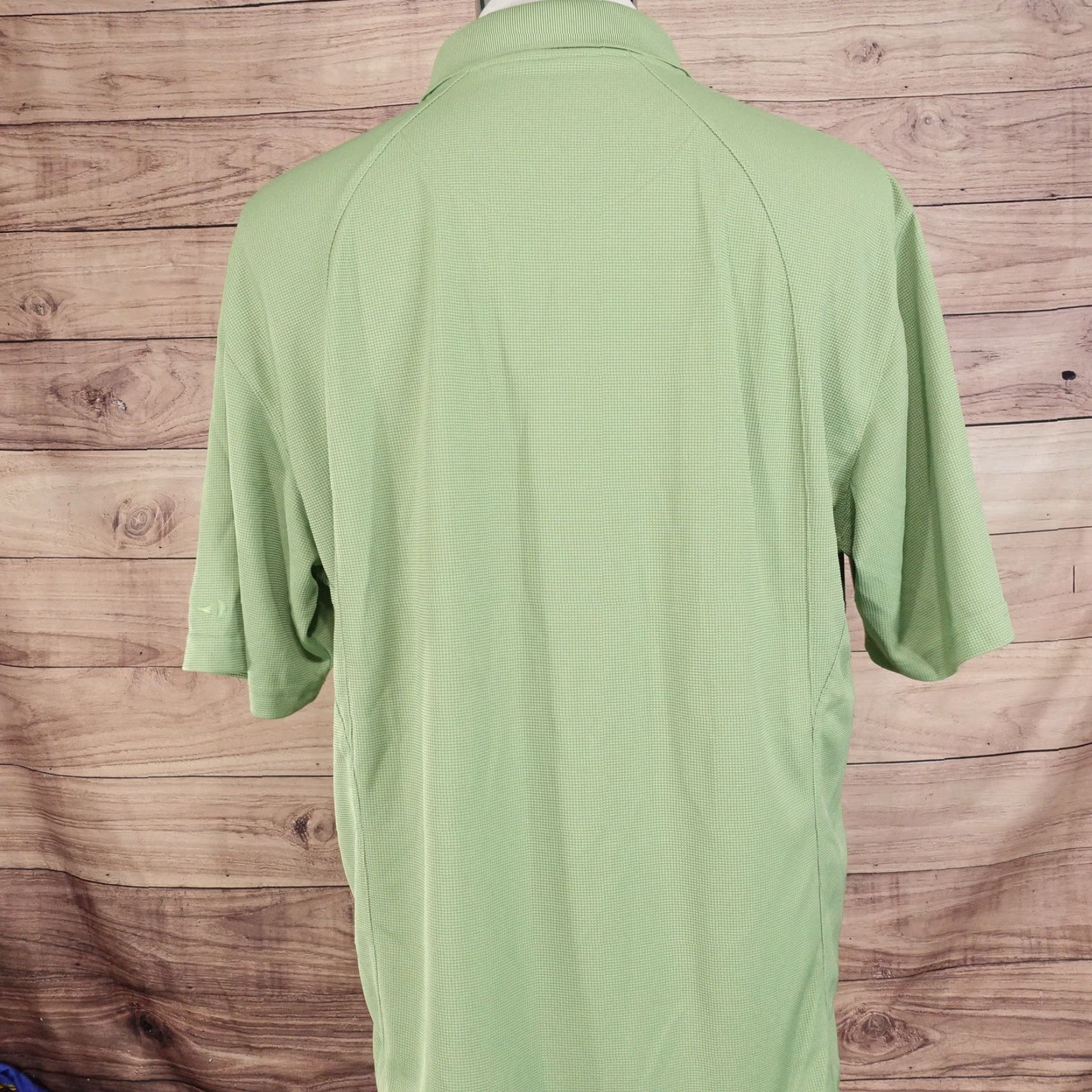 Vintage GRAND SLAM POLO SHIRT MENS XL GREEN STRIPED POLYESTER SHORT SLEEVE Size US XL / EU 56 / 4 - 4 Thumbnail