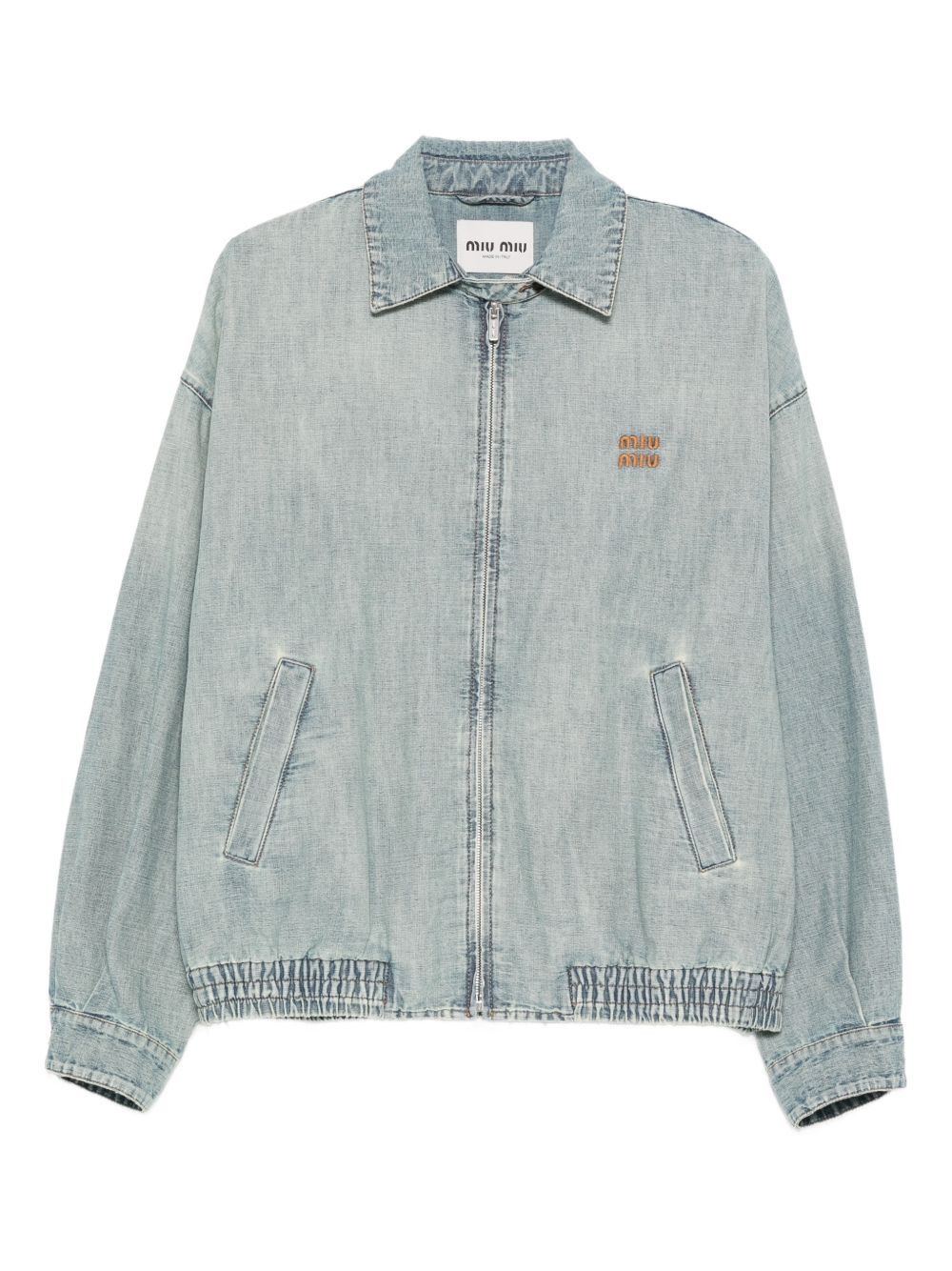 Miu Miu DENIM COTTON JACKET Size XS / US 0-2 / IT 36-38 - 1 Thumbnail