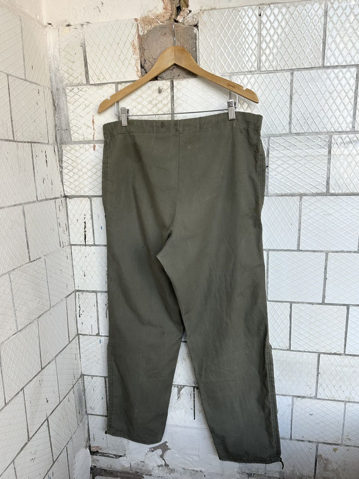 If Six Was Nine Vintage Military Khaki Zipper Cotton Pants Size US 32 / EU 48 - 8 Thumbnail